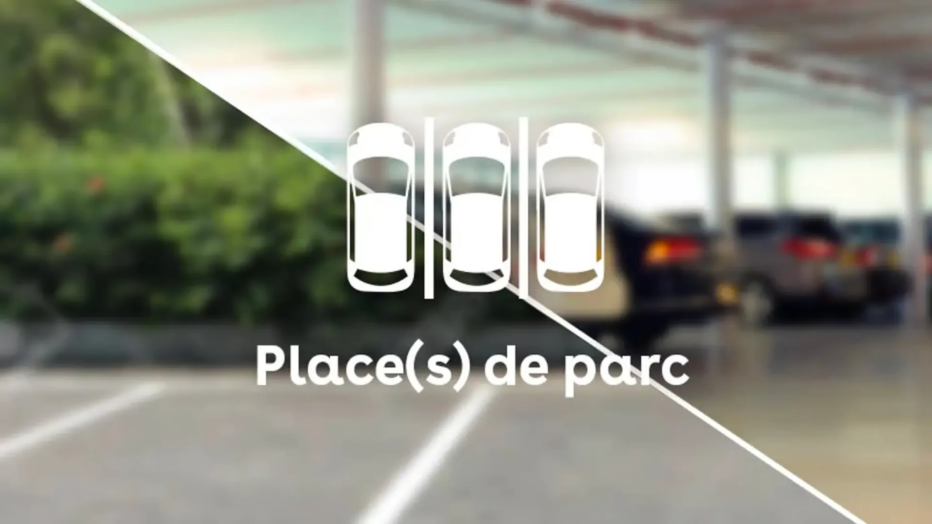Doppelte Innenparkplatz