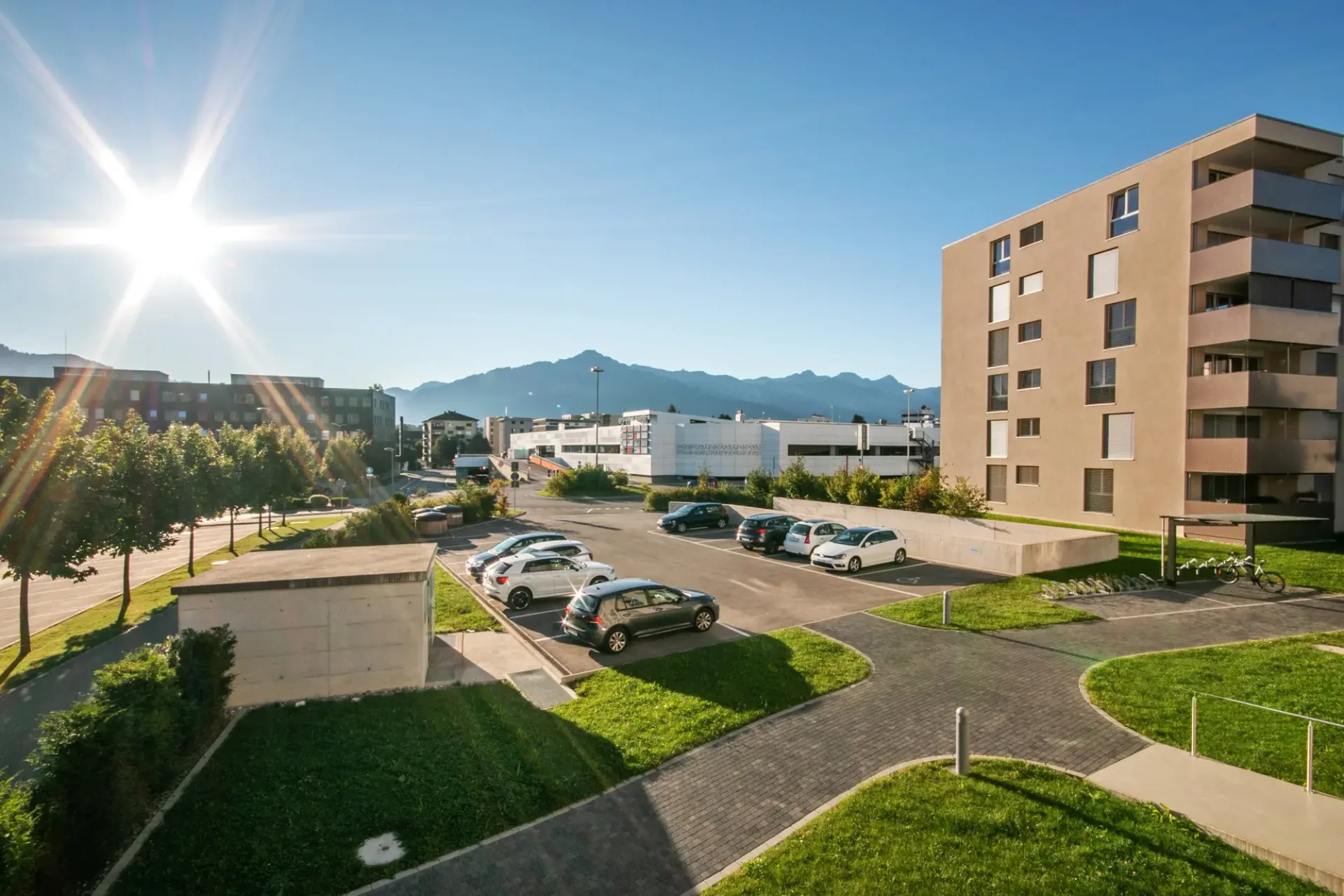 Place de parc à CHF 120.-/mois