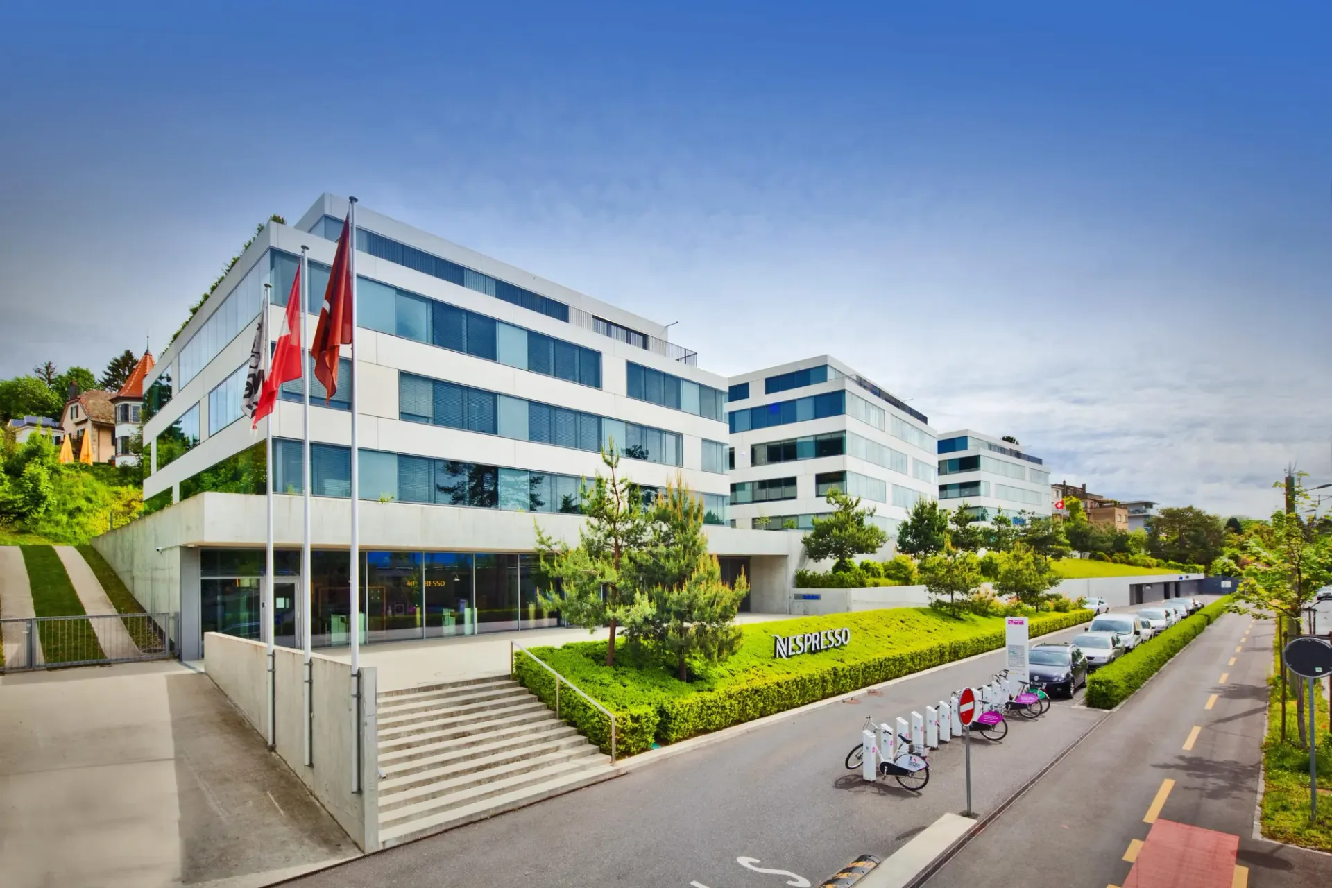 Uffici di prestigio in affitto - Avenue de Rhodanie a Losanna - 496 m2 con vista lago