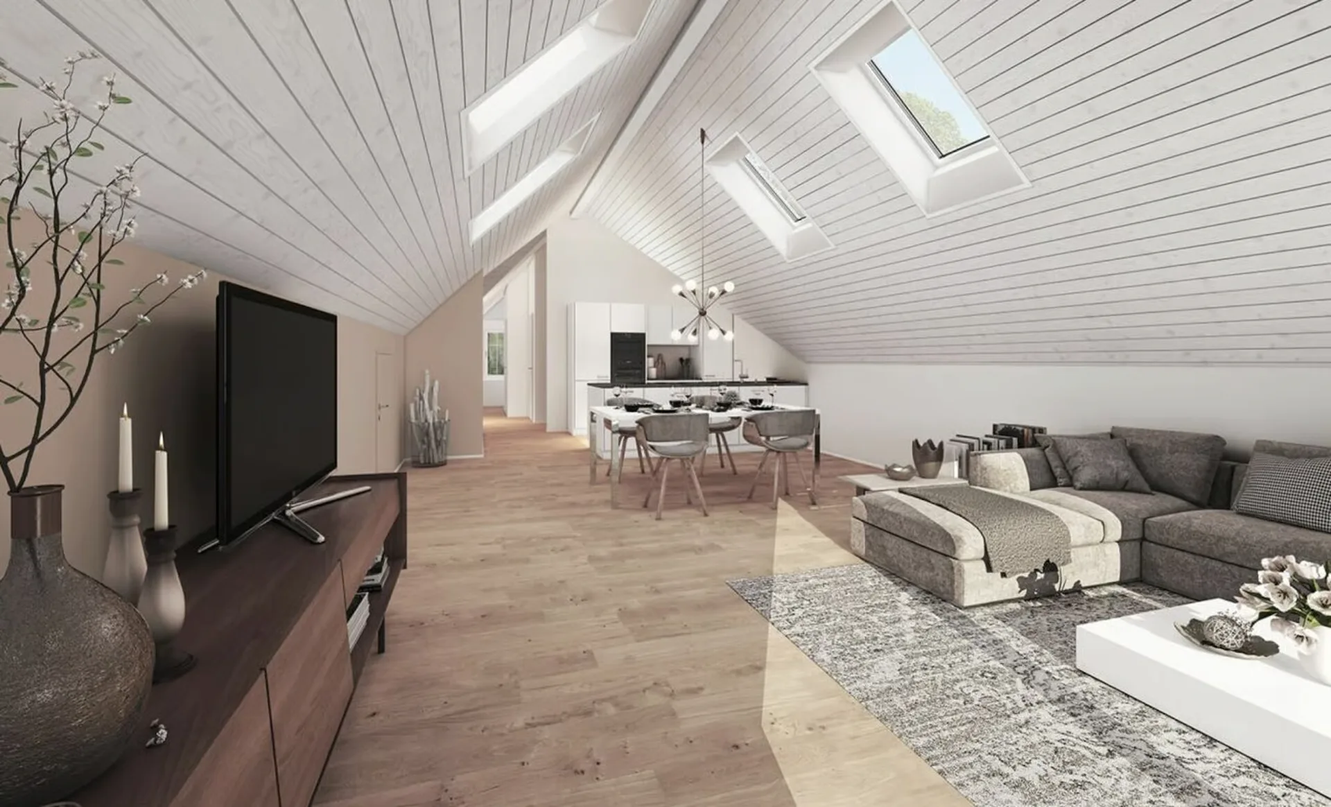 Neubauprojekt «Zum Ghöch», Grosszügige 4.5-Zimmer-Dachwohnung