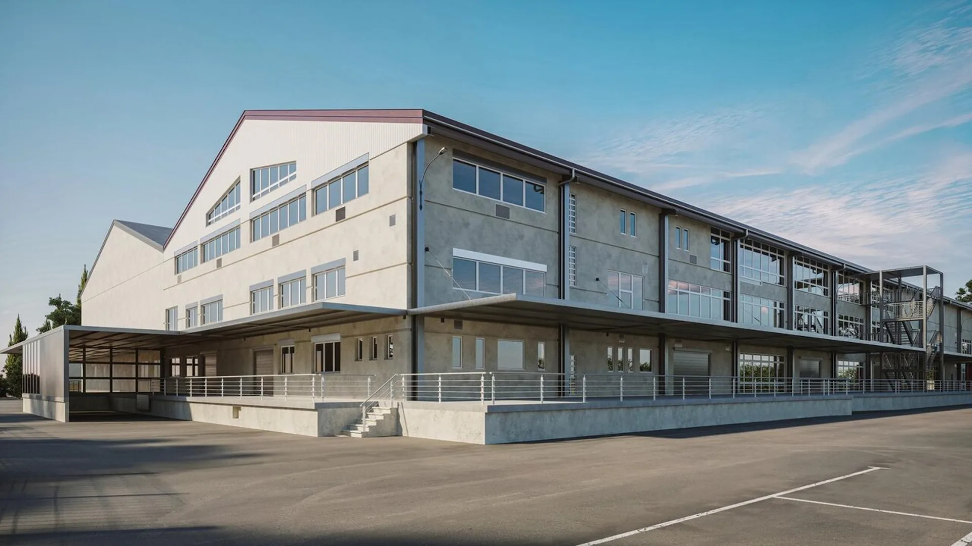 Lagerhallen von 2'900 m² zur Miete - Onnens