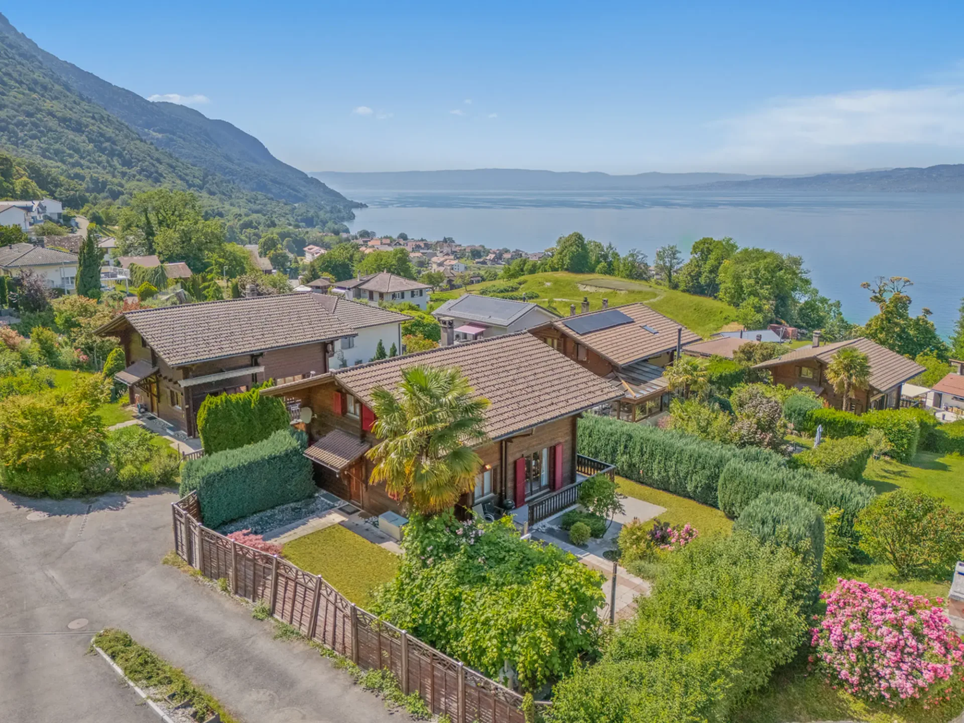 Blick auf den Genfersee, absolute Ruhe