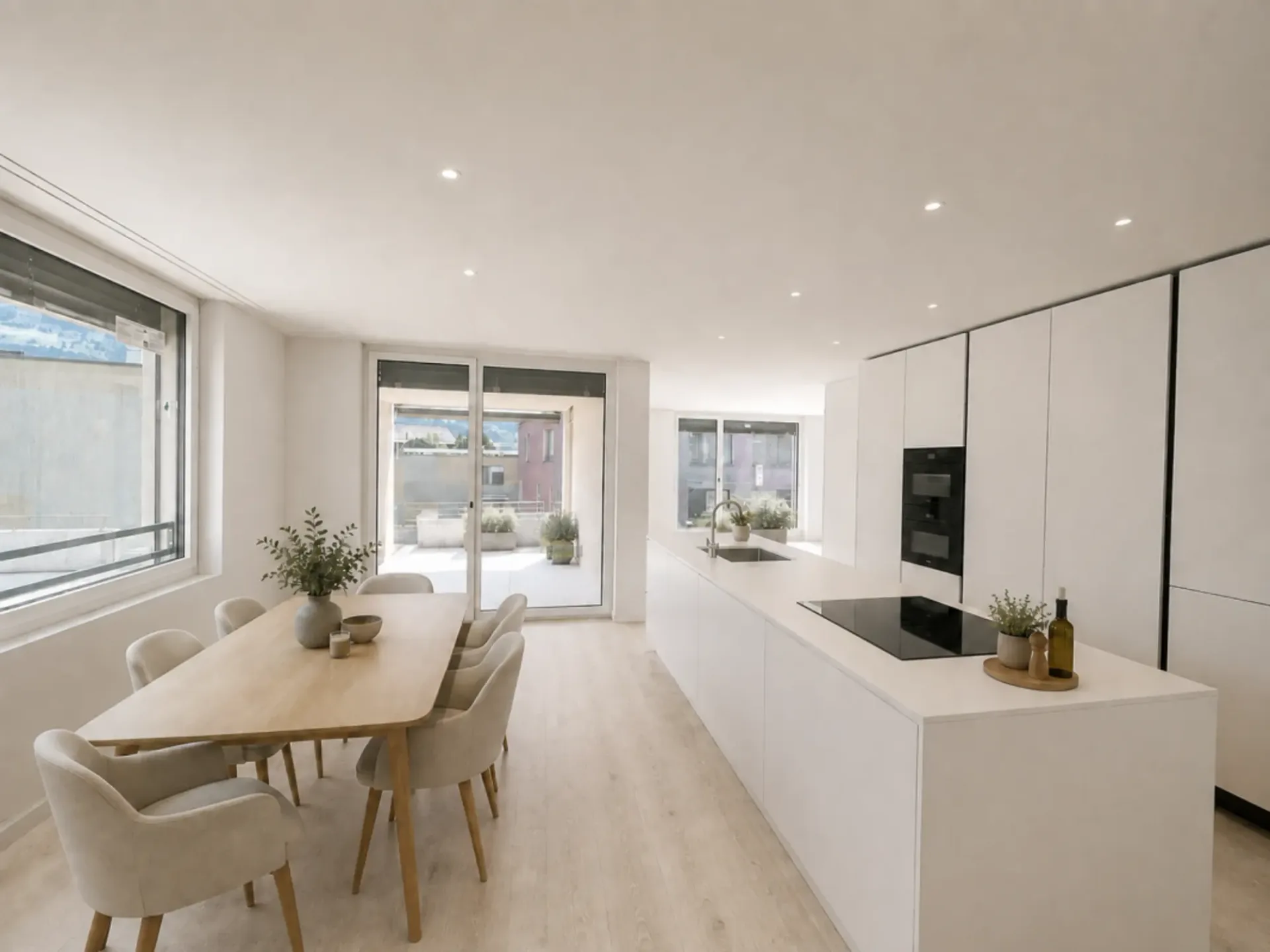 Stilvoller Erstbezug - 3.5-Zimmer-Gartenwohnung mit Sitzplatz und Grünfläche