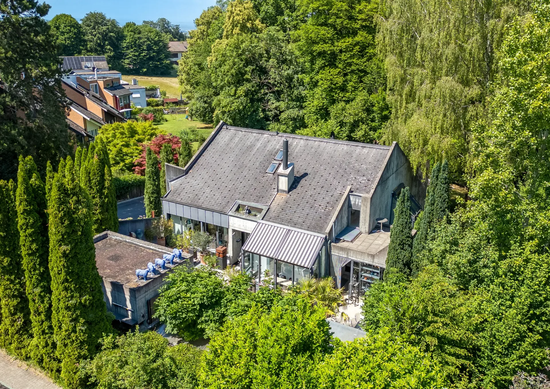 Atelierhaus mit viel Privatsphäre
