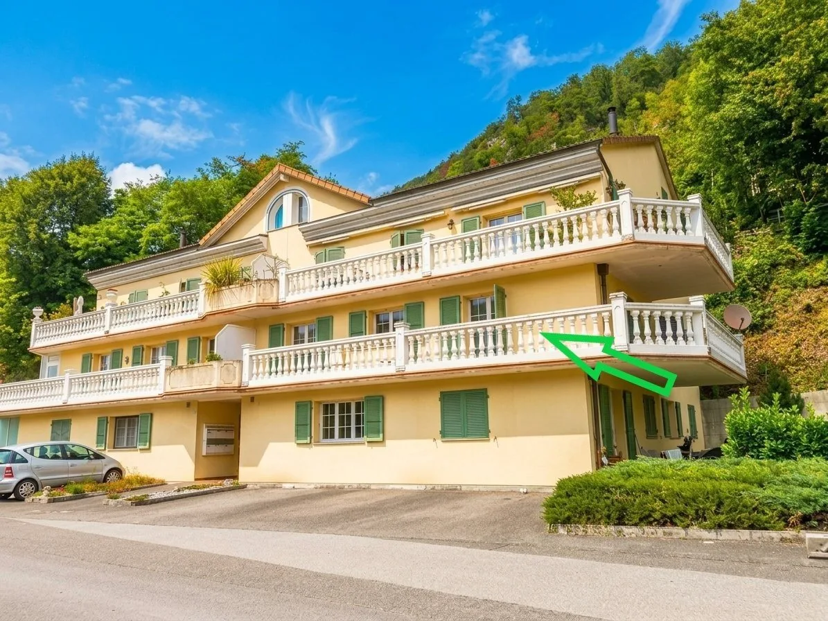 Spacieux appartement de 5.5 pièces à vendre à Soyhières avec grand balcon de 35m2