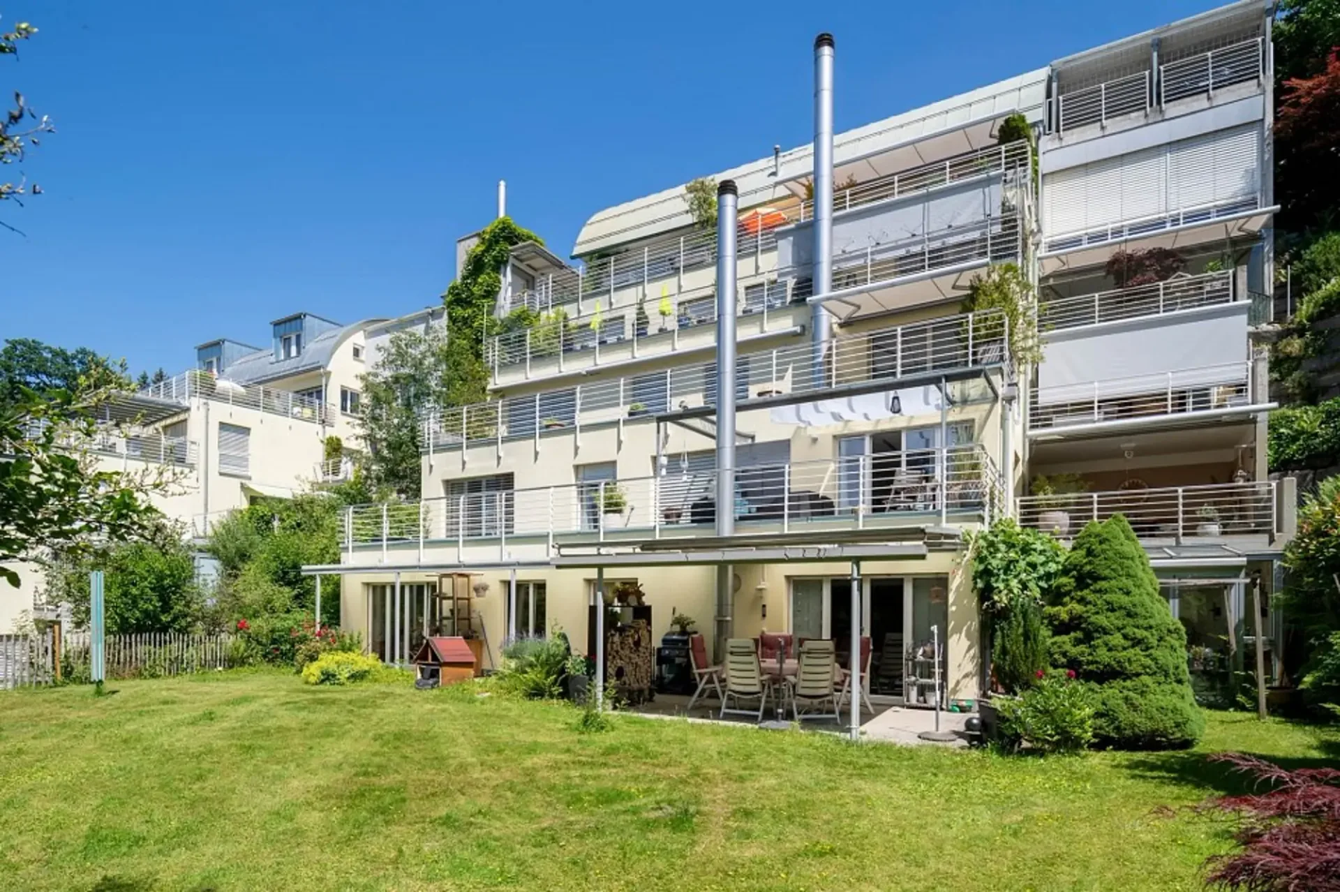 The green oasis in a quiet, sunny location