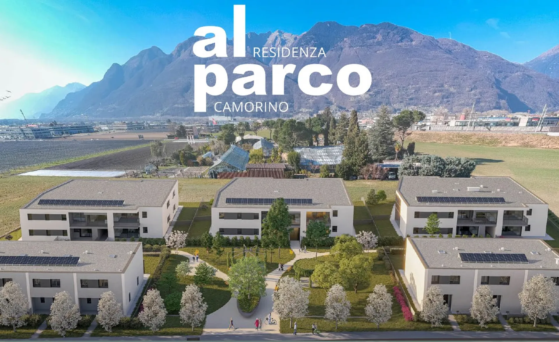 Nuovi appartamenti di 2.5 locali  con giardino, Al Guast 21 a Camorino