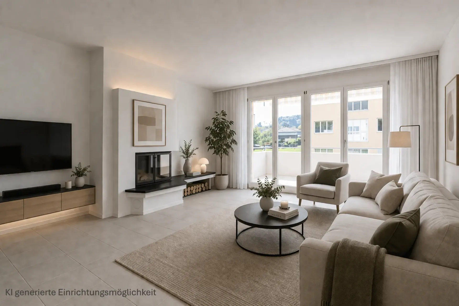 Bright 4.5-room apartment with south balcony in popular residential area