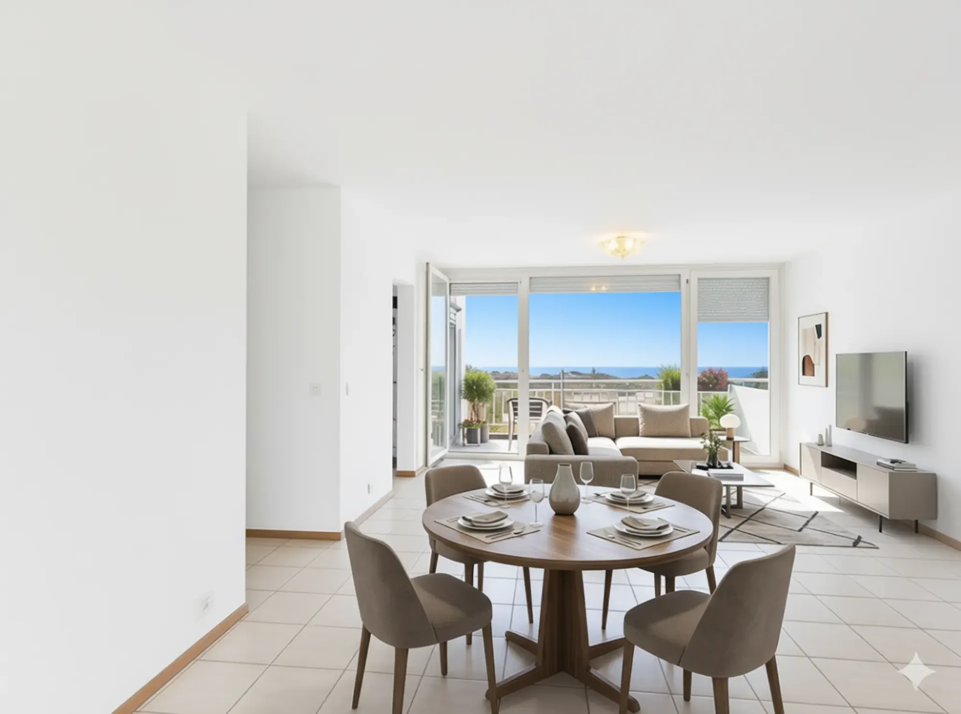 Geräumiges 4.5-Zimmer-Dachgeschoß mit Terrasse und Panoramablick in Vacallo
