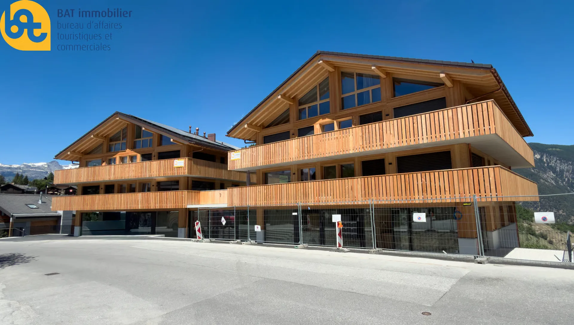 Verkaufsförderung Les Échères in Vercorin - Letzte neue Dachgeschosse in Duplexmitte im Dorf
