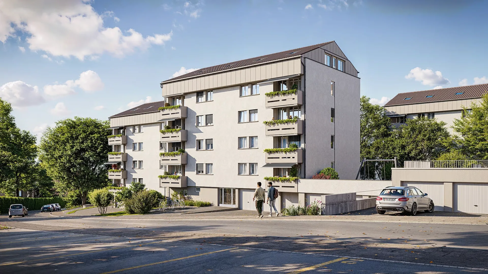 4.5-Zimmer-Wohnung im 2. Obergeschoss an schöner Hanglage in Rorschach