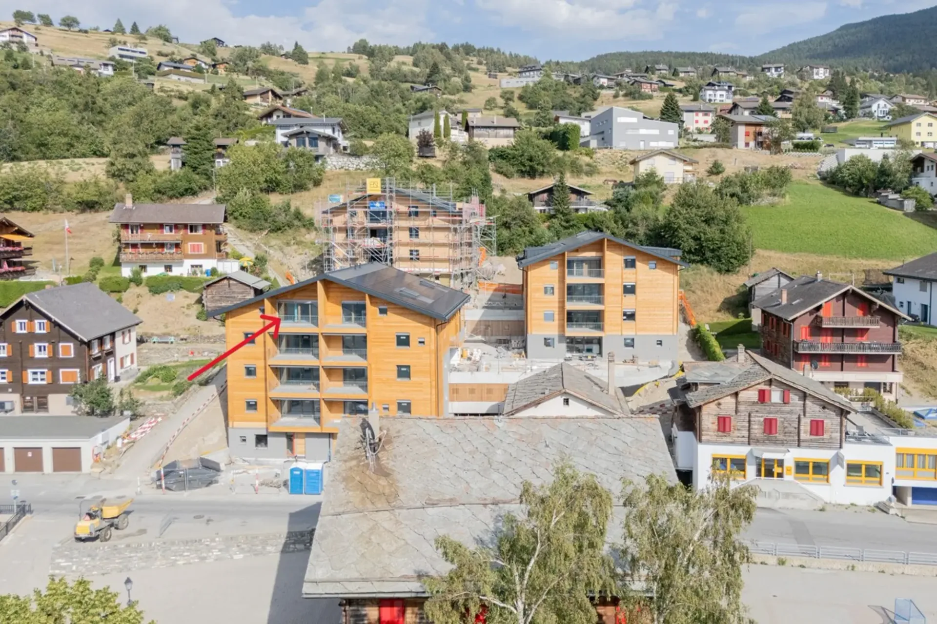 4.5-Zimmer-Dachwohnung zur Miete (Erstbezug): Neubau in Bürchen
