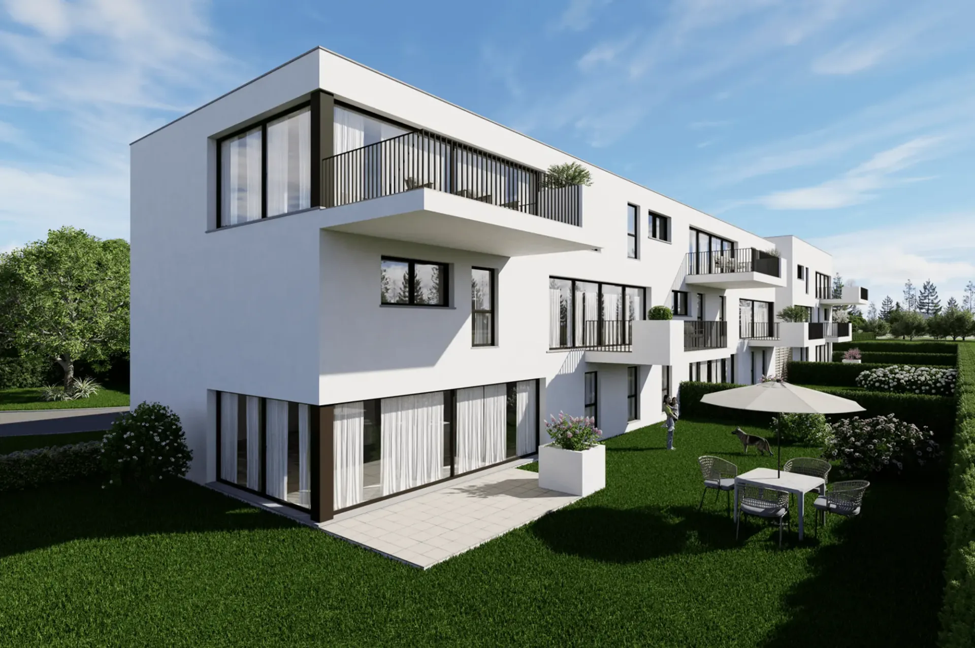 Die Gärten von Broc - 3,5-Zimmer-Wohnung
