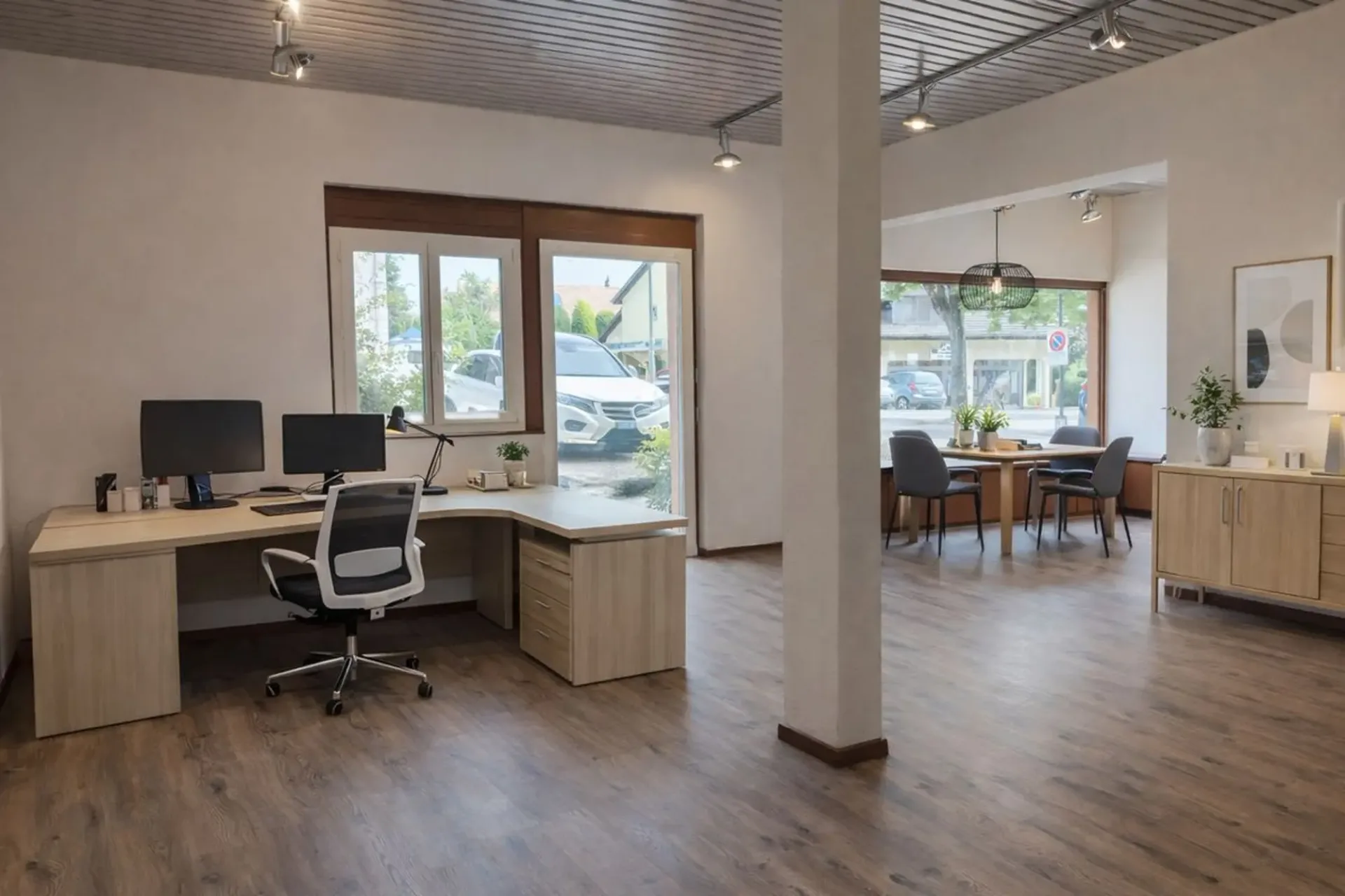 Vielseitiges Gewerbeobjekt mit 122m2, Keller und Parkplätzen