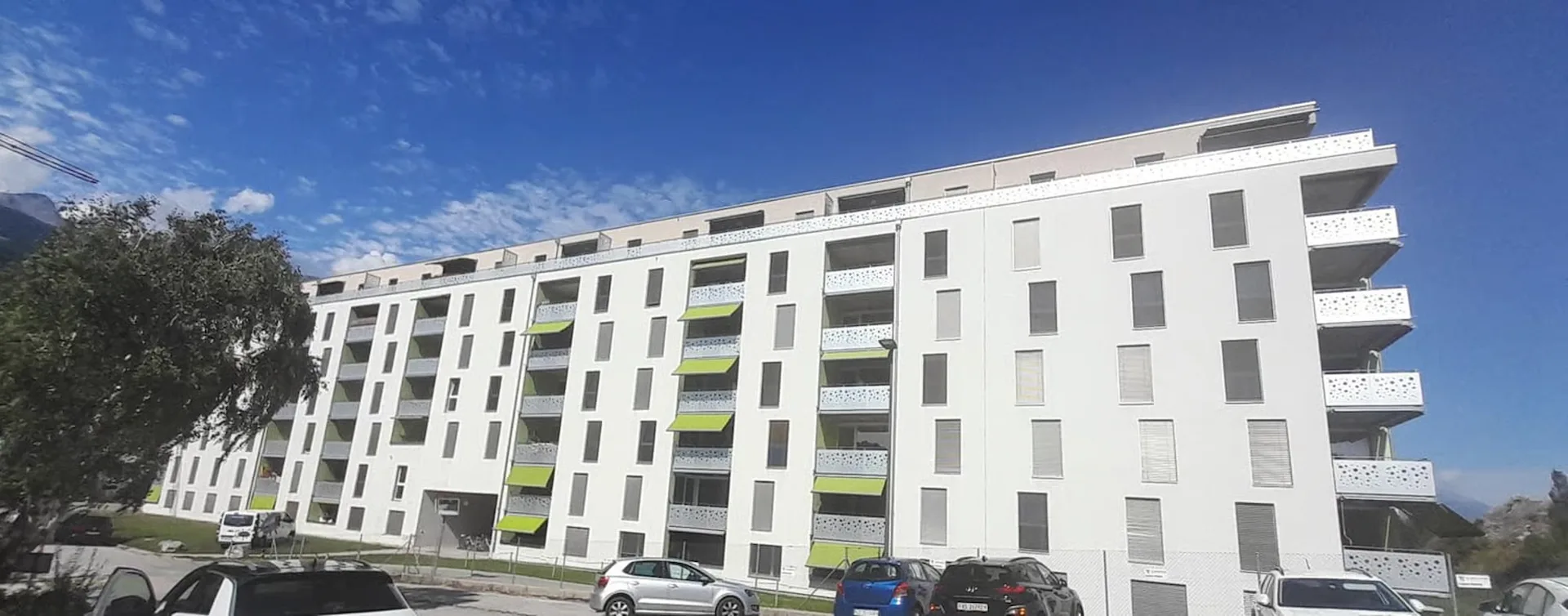 Zu vermieten, eine schöne 3-Zimmer-Wohnung mit Balkon, im Herzen von Sierre!