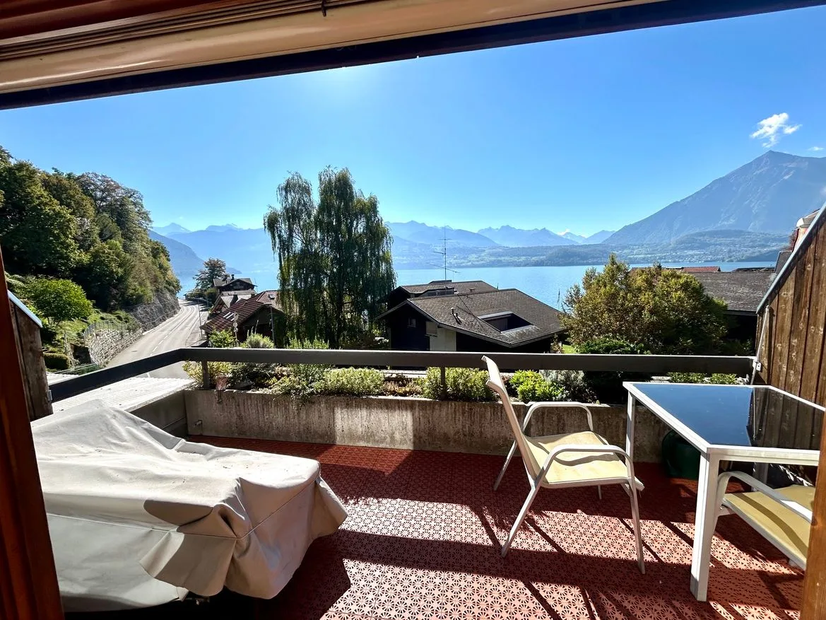 1-Zimmer-Apartment mit Seeblick in Gunten