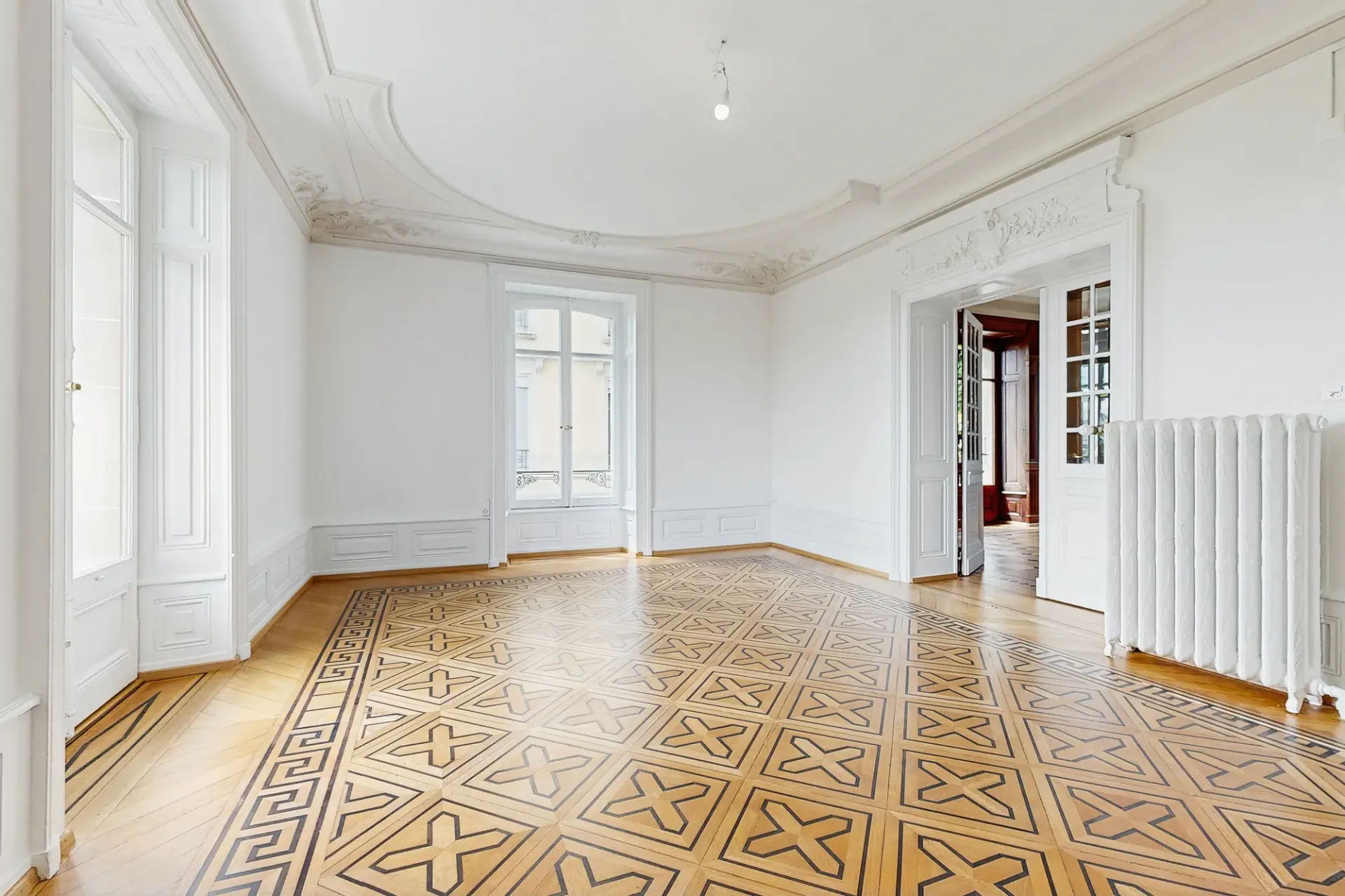 Appartement im Haussmann-Stil mit Ausnahme und Garten im Zentrum von Lausanne