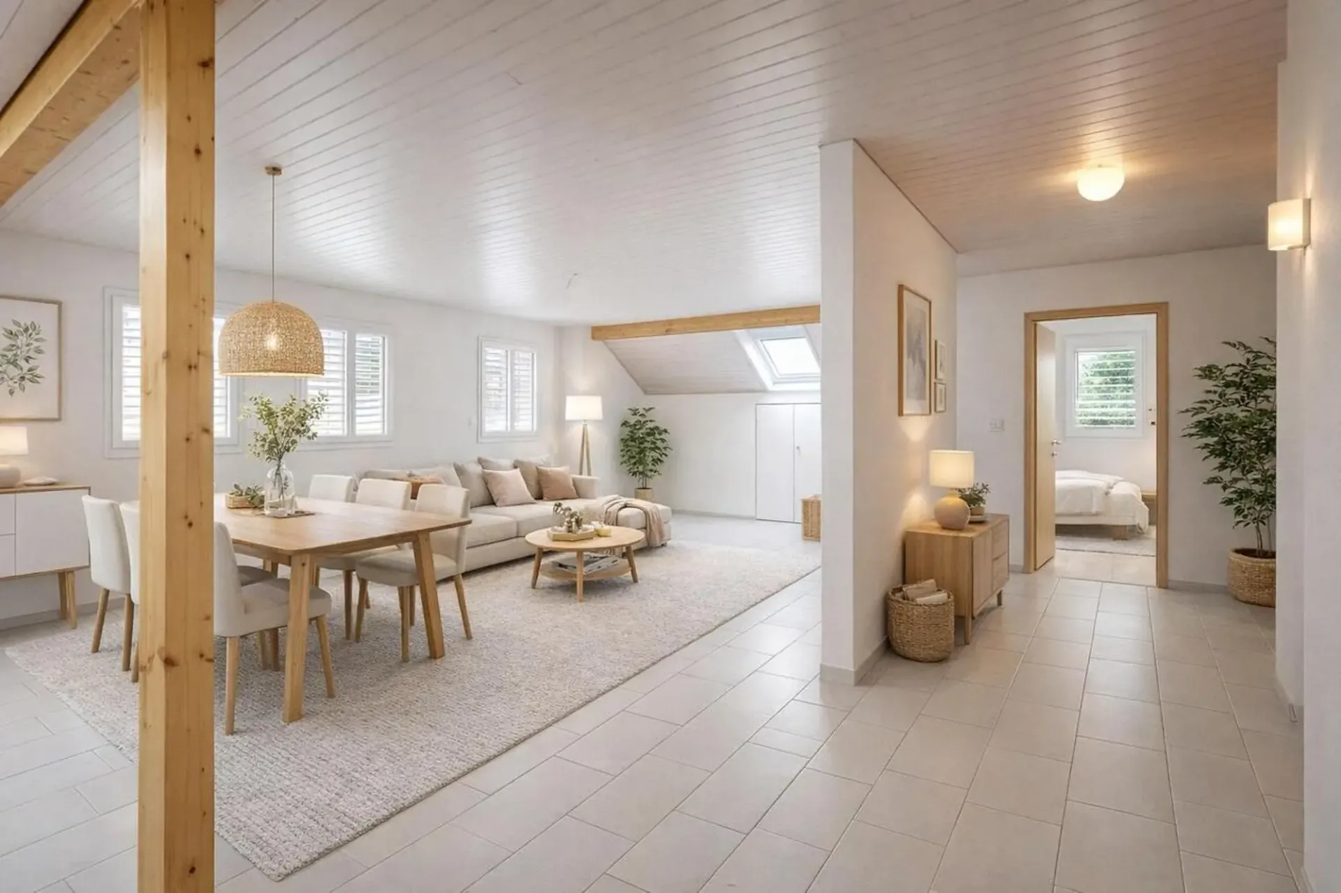 Wohnung 3.5 Zimmer mit 119 m2 und Balkon in Chabrey / VD