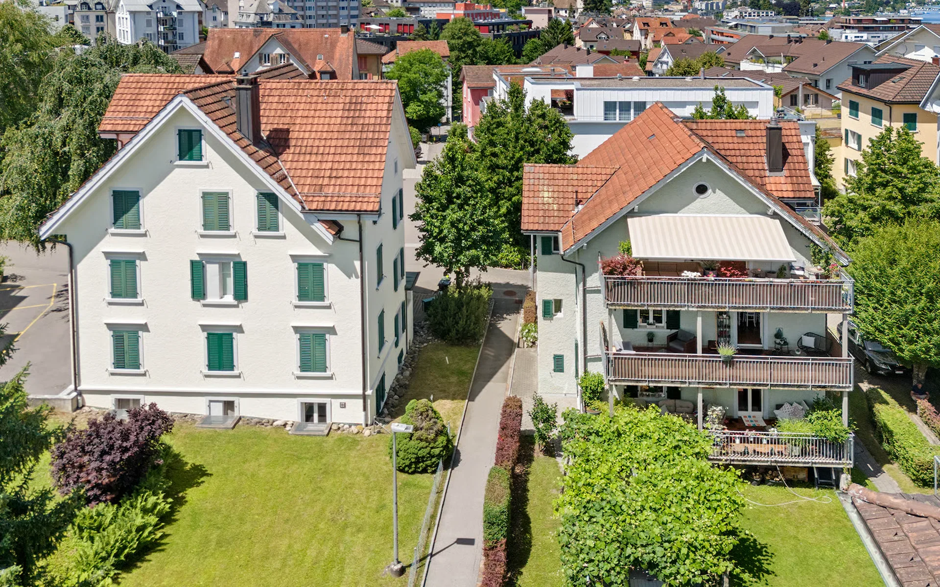Zwei Mehrfamilienhäuser an Zentrumslage in Horgen