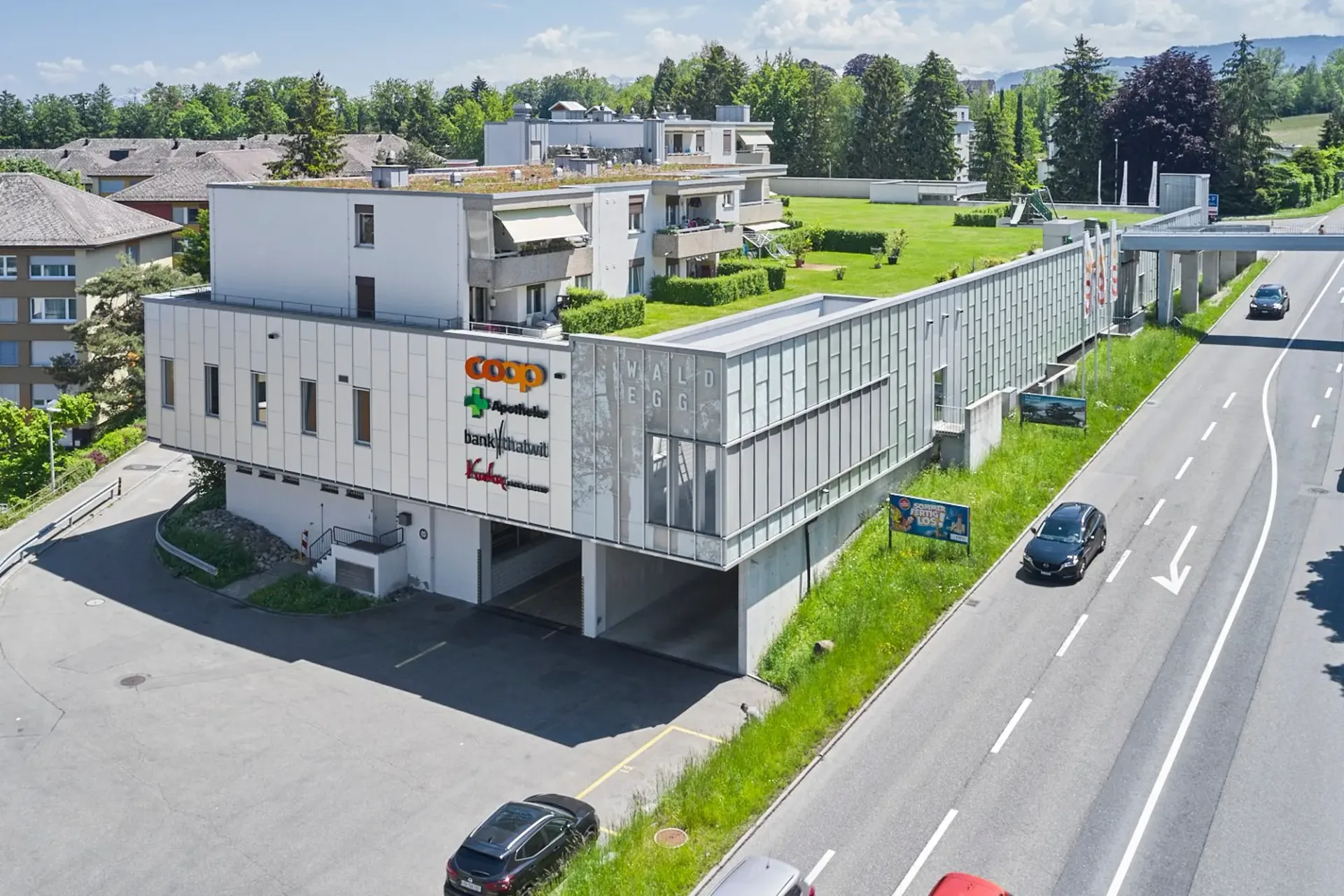 Attraktive Verkaufsflächen im Waldegg-Center Horgen