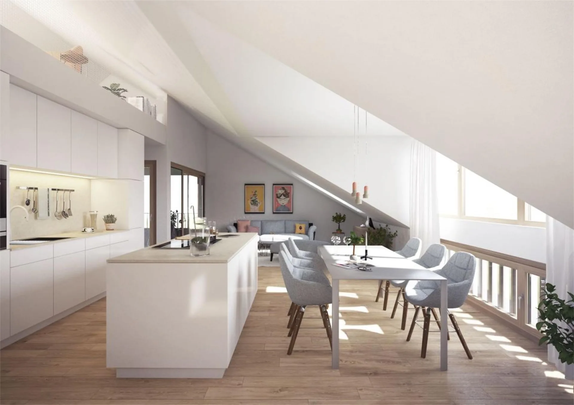 Wolkestei: 3.5-Zimmer-Wohnung im Herz der Rheinidylle