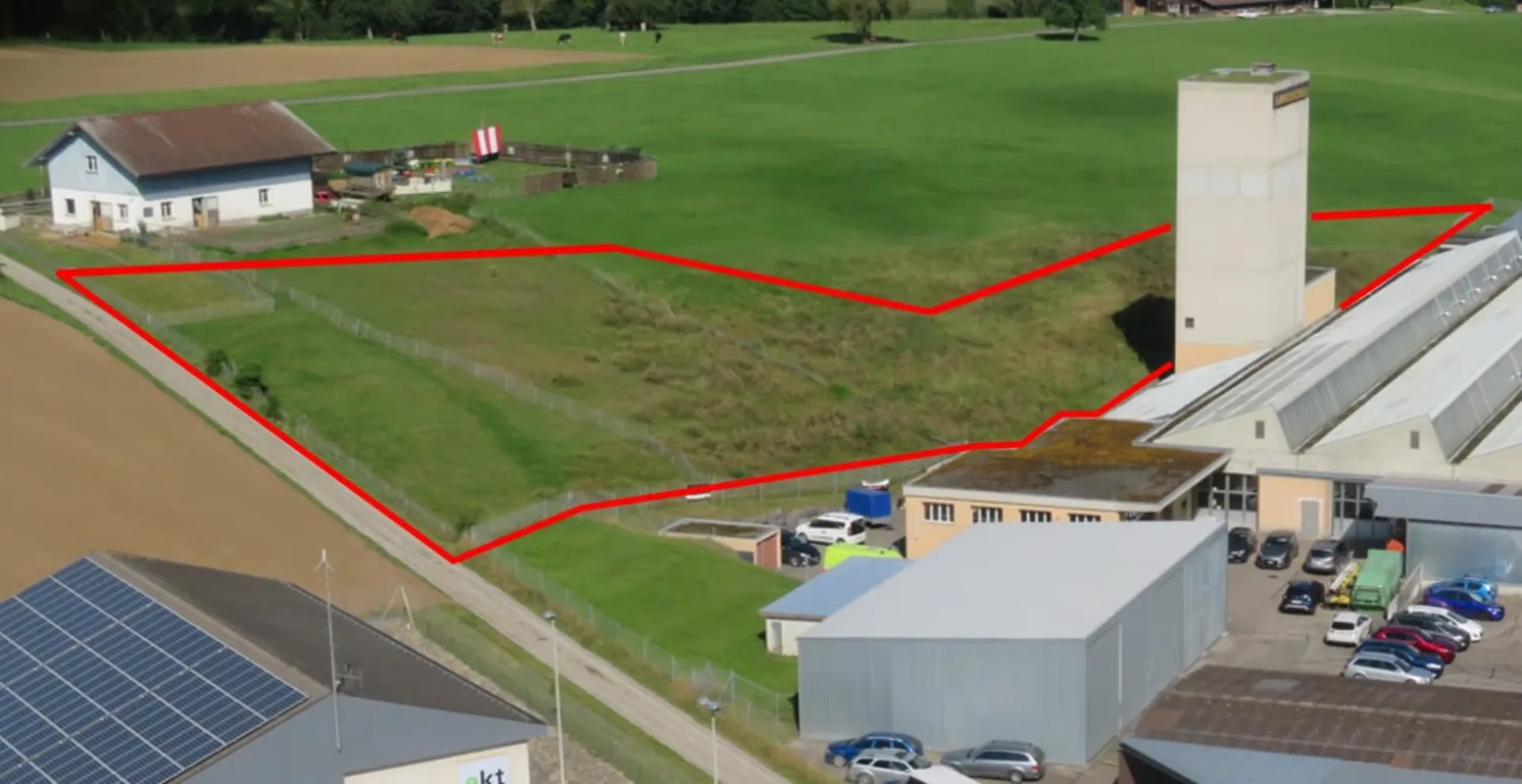Entwicklungsparzelle für Industrie-, Lager- oder Gewerbeobjekt