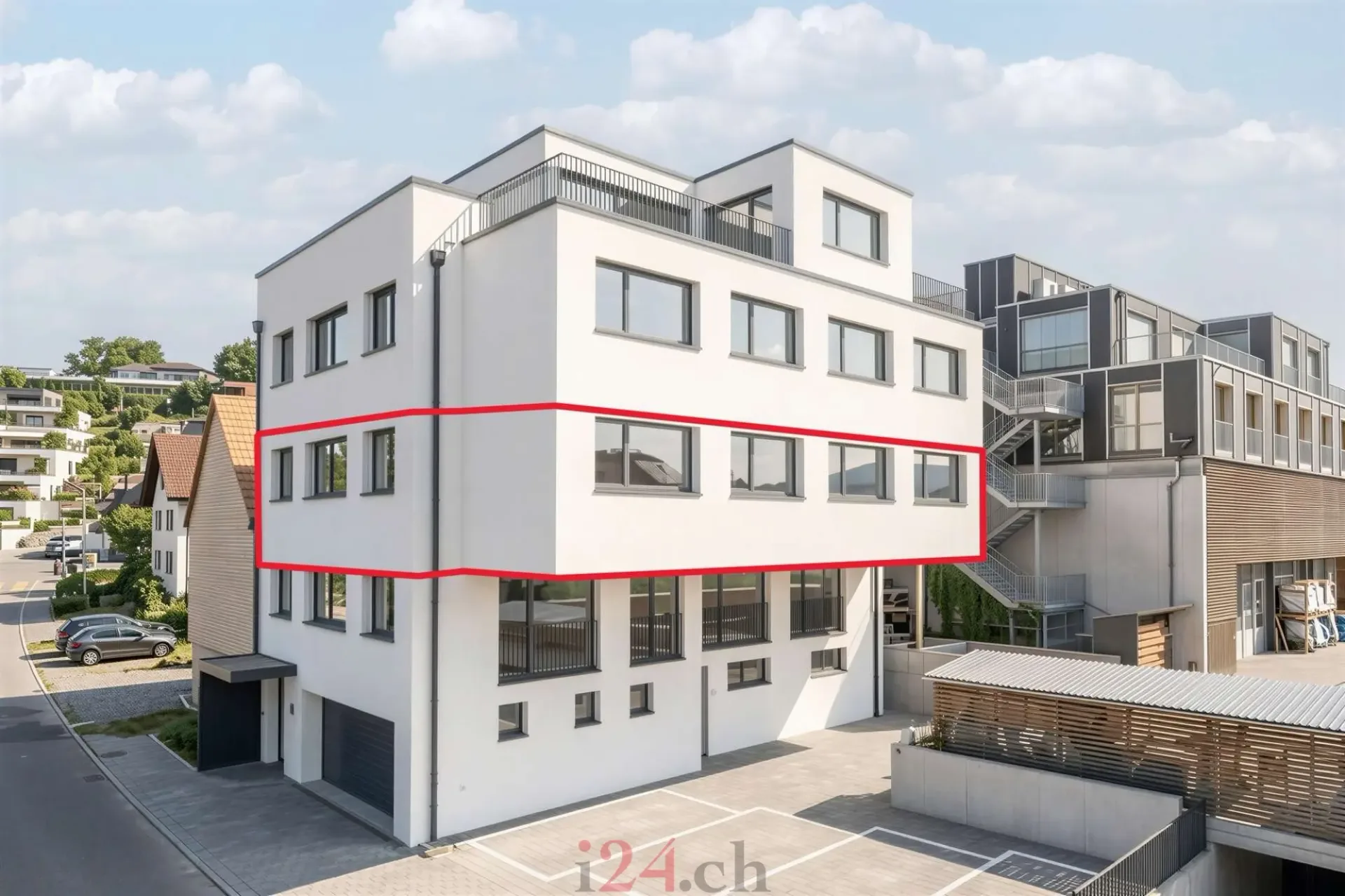 Exklusive Gewerbefläche im 2. Obergeschoss - Innenausbau durch Mieter