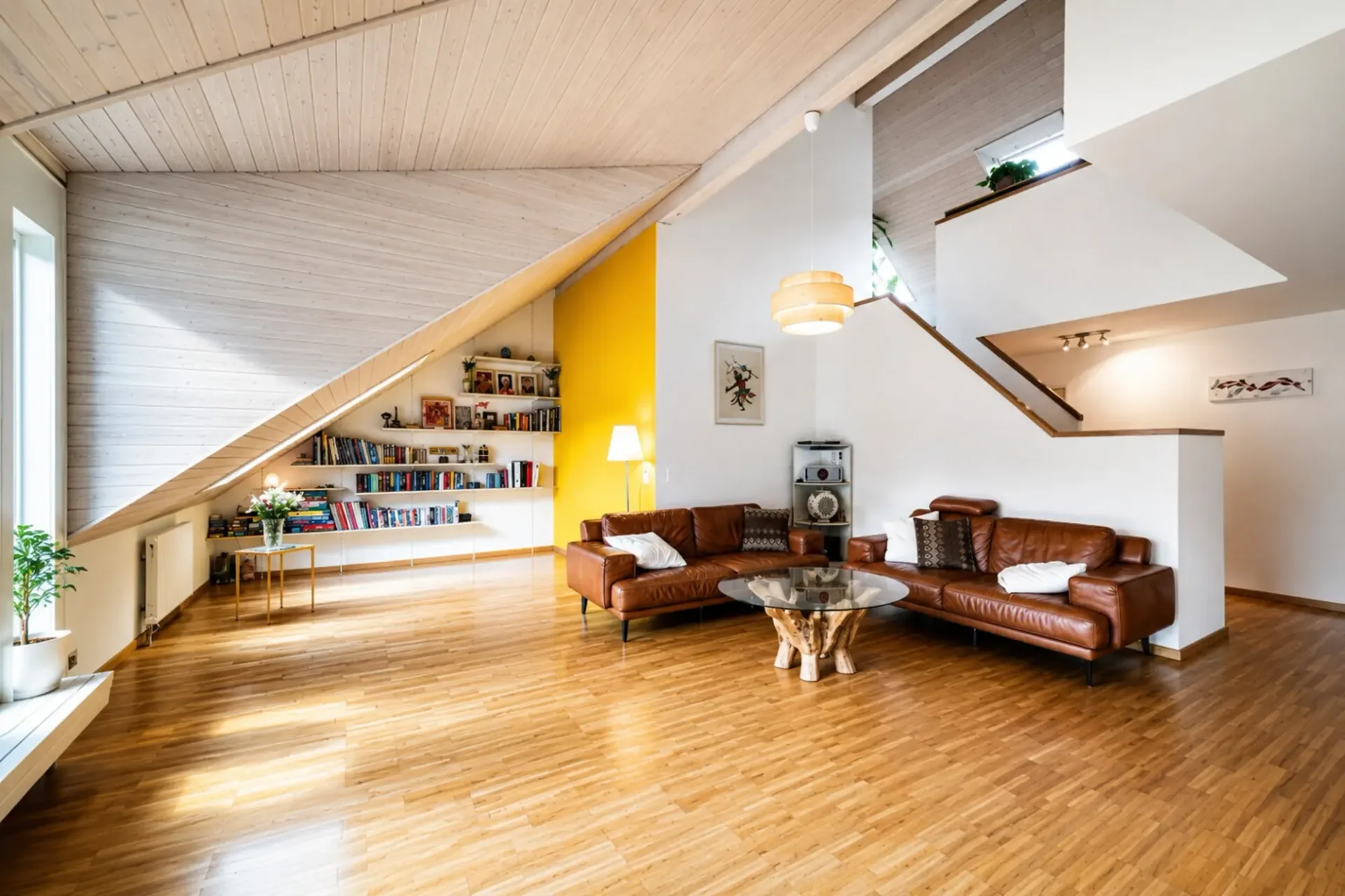 Exclusive penthouse maisonette with plenty of light, space, and tranquility in a natural setting