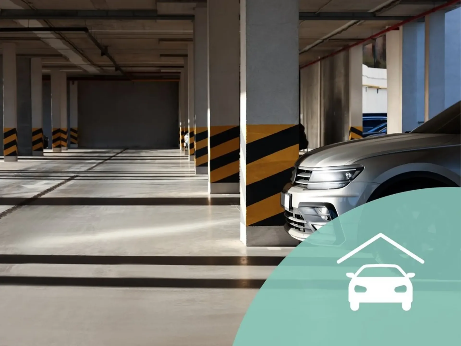 Parkplatz im Untergeschoss