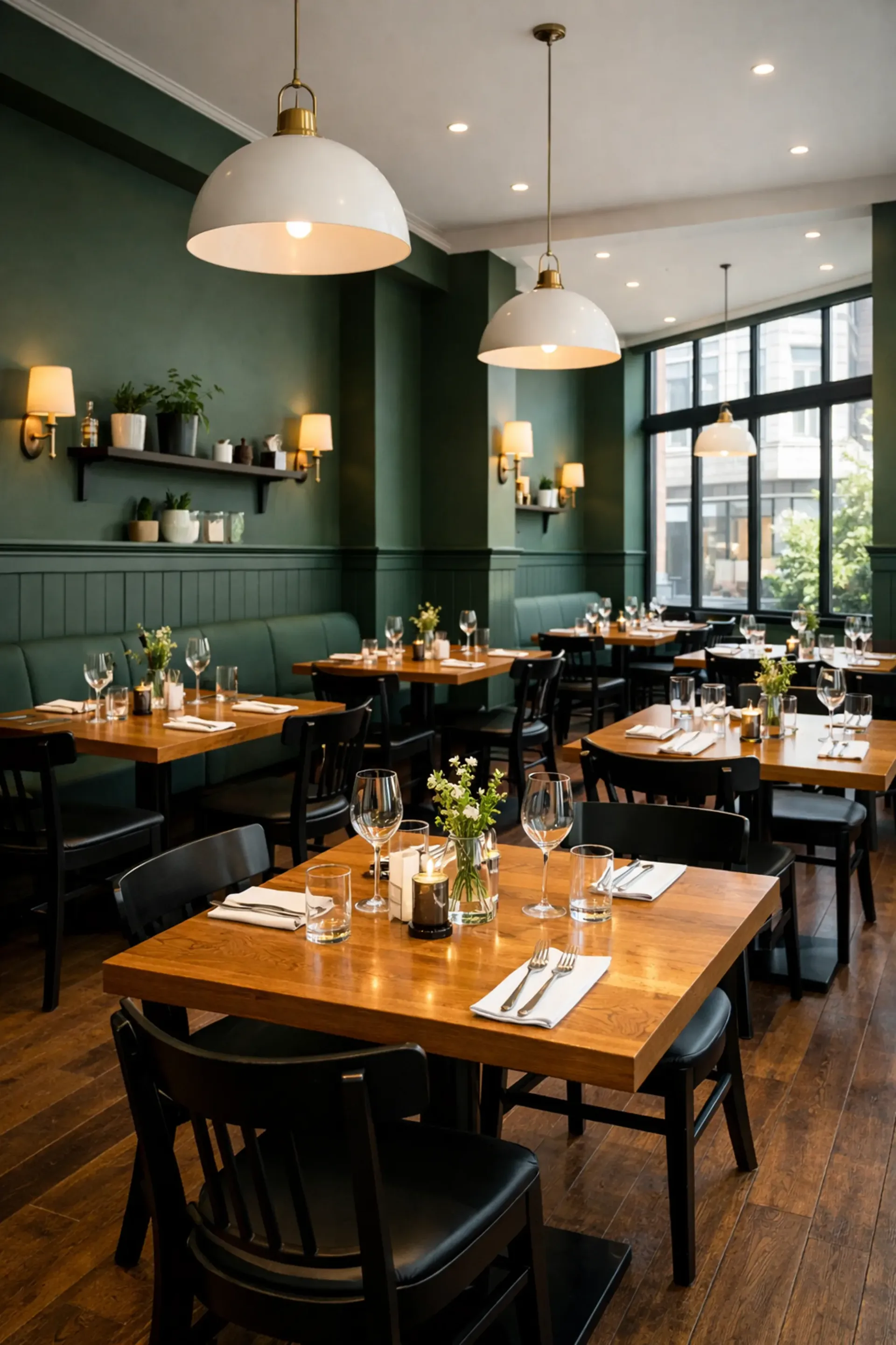 Schönes Restaurant unter der Bahnhof mit Apartment