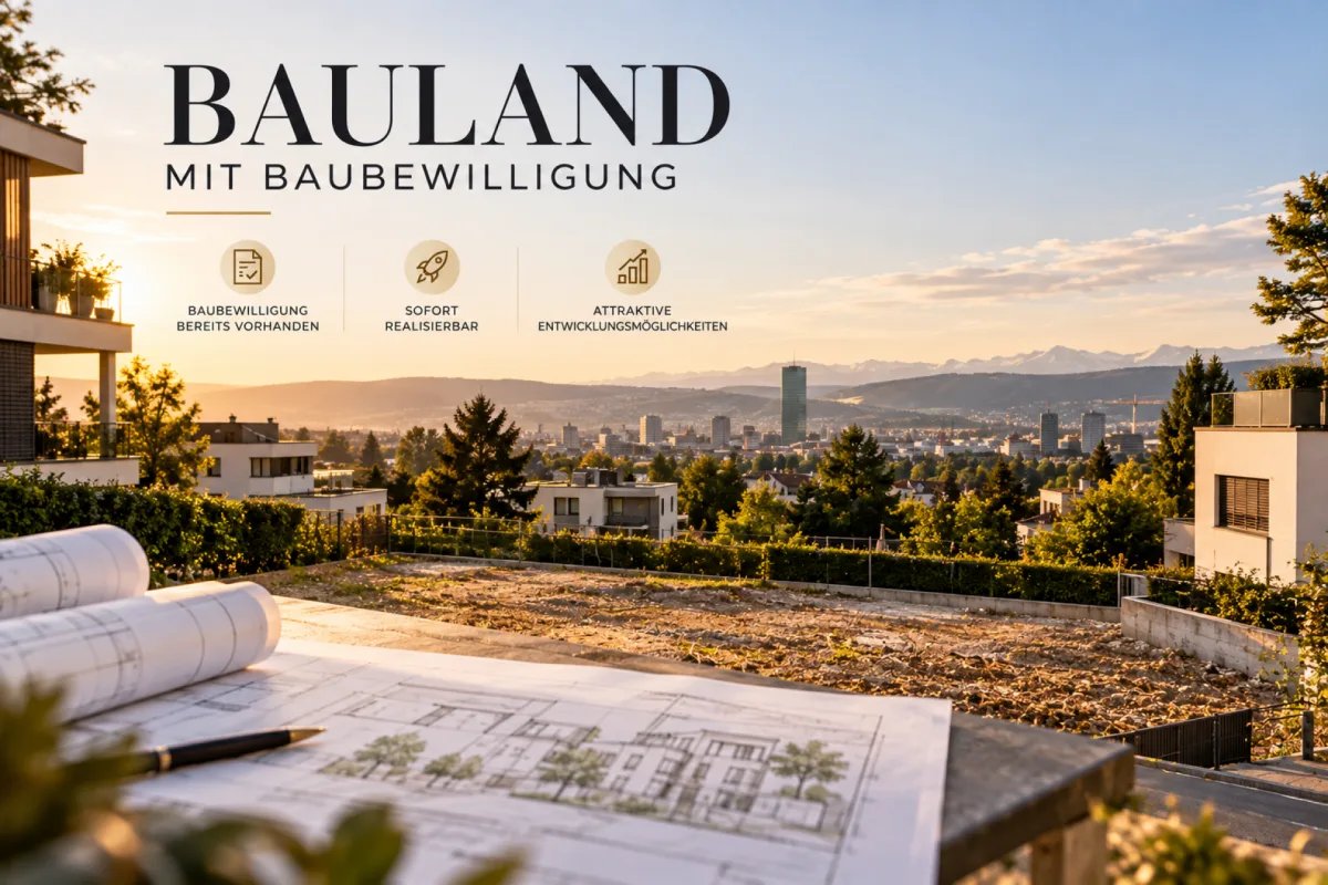 Bauland mit Baubewilligung zum sofort loslegen