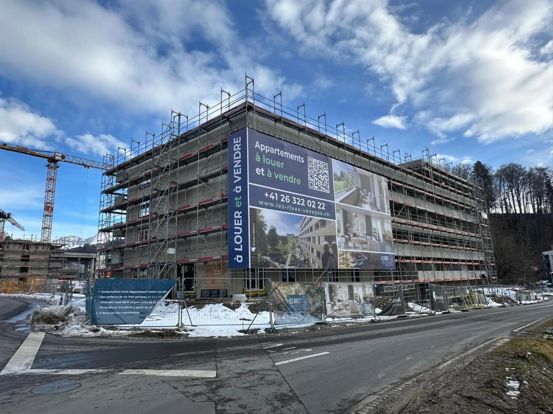 Châtel-Saint-Denis - 3.5 pièces traversant 90 m² - Dernier étage