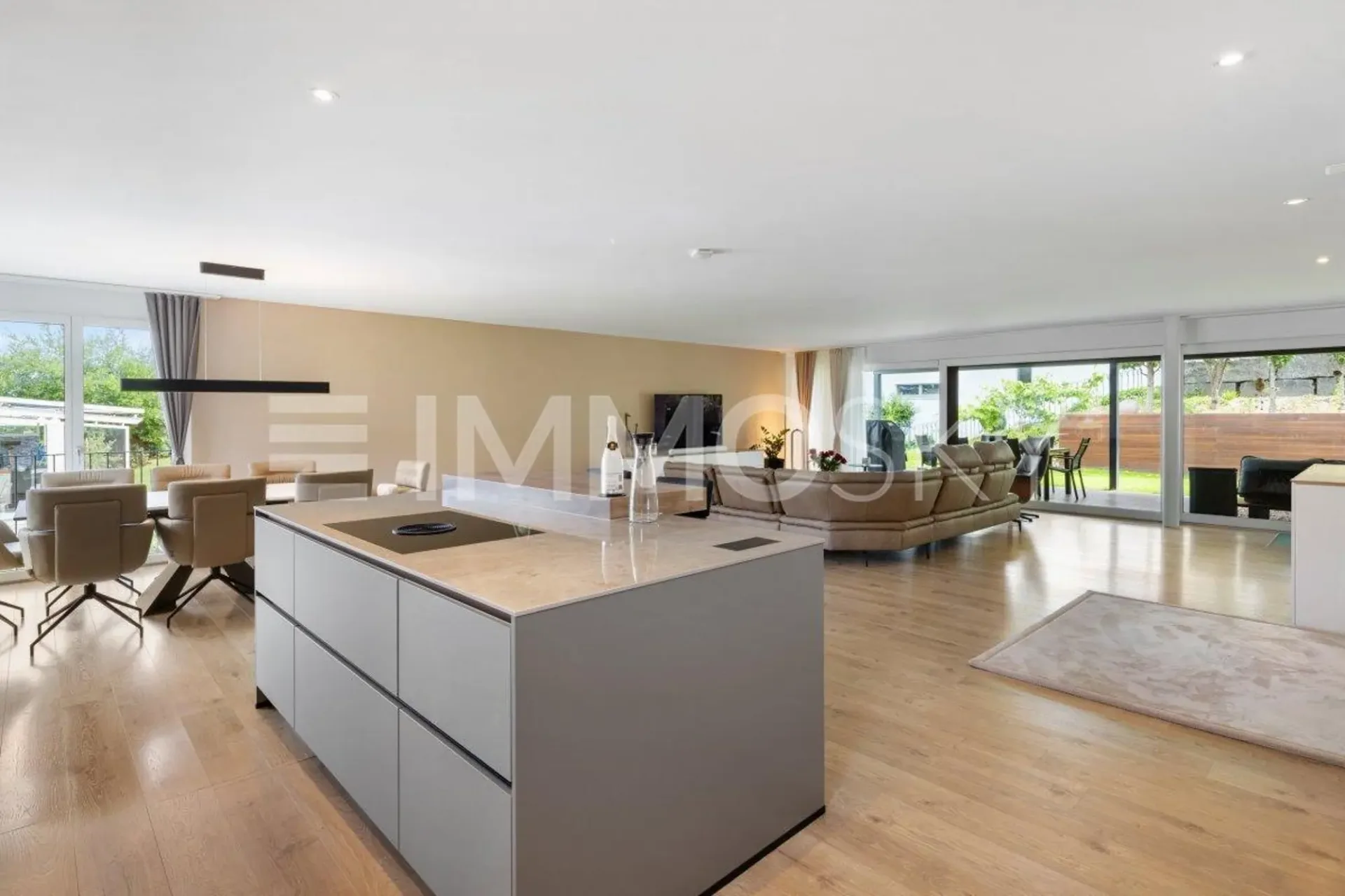 Modern Space Wonder with Garden