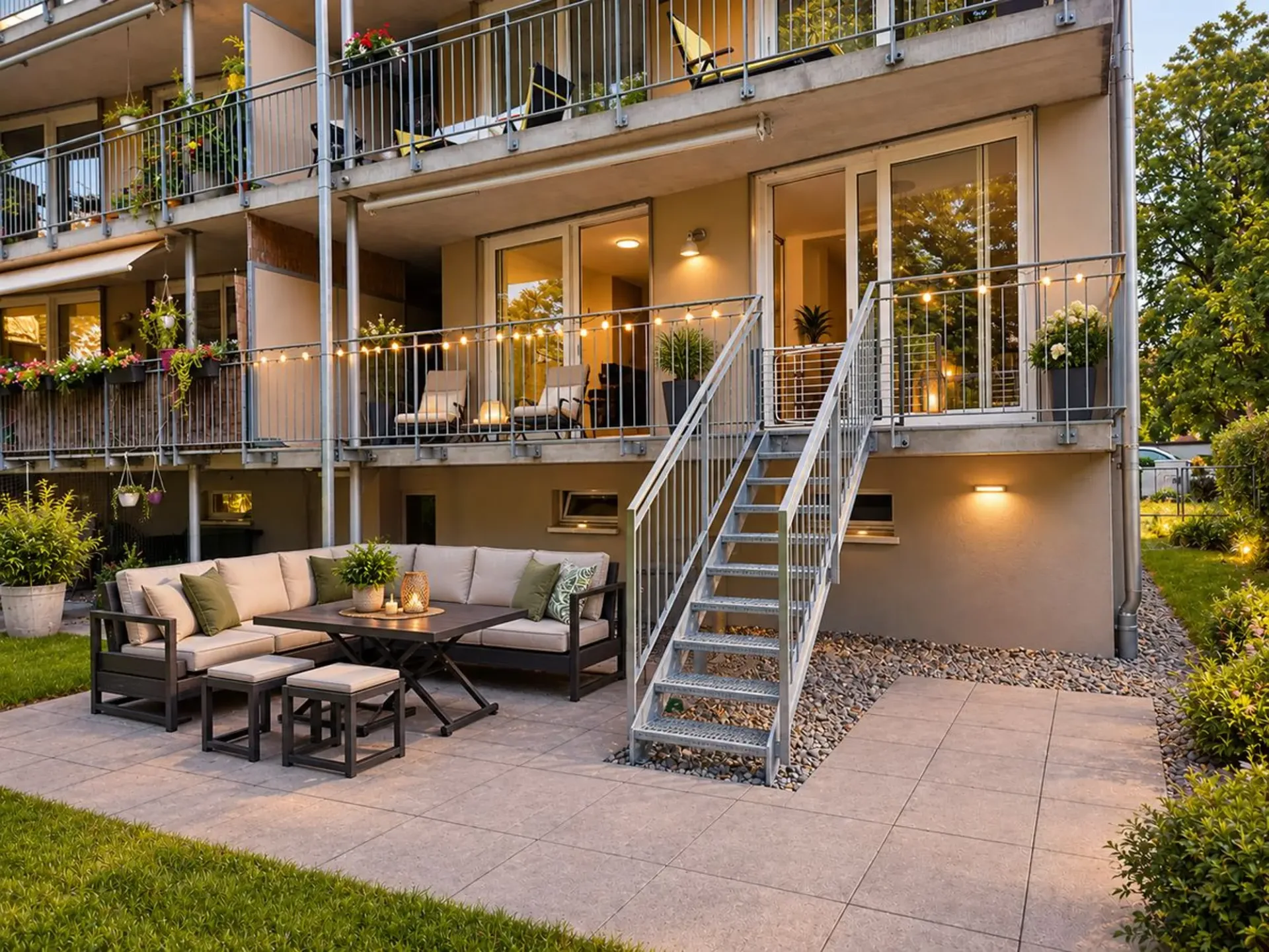 Large 2.5 garden apartment in Riehen