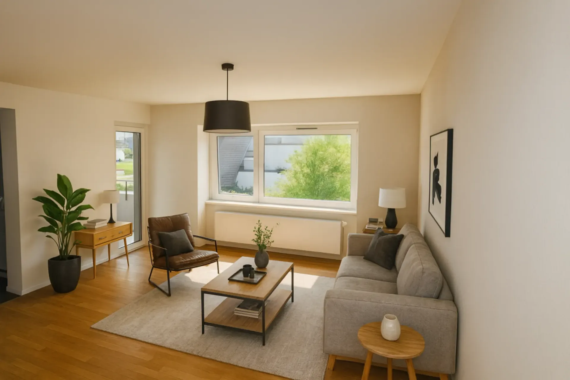 Attractive apartment in the quiet Besmer quarter
