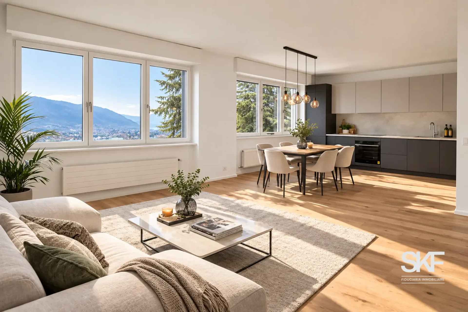 NOVAZZANO - NEUES 3.5 ZIMMER WOHNUNG MIT FREIER AUSSICHT