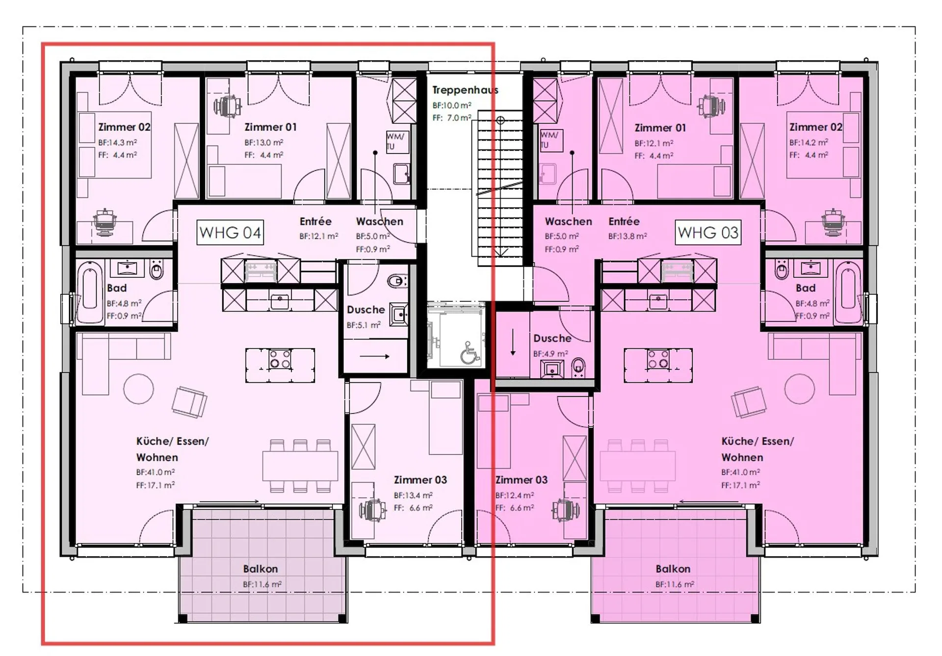 Wohnen in Amsoldingen: Moderne Neubau 4.5-Zimmerwohnung im 1.OG