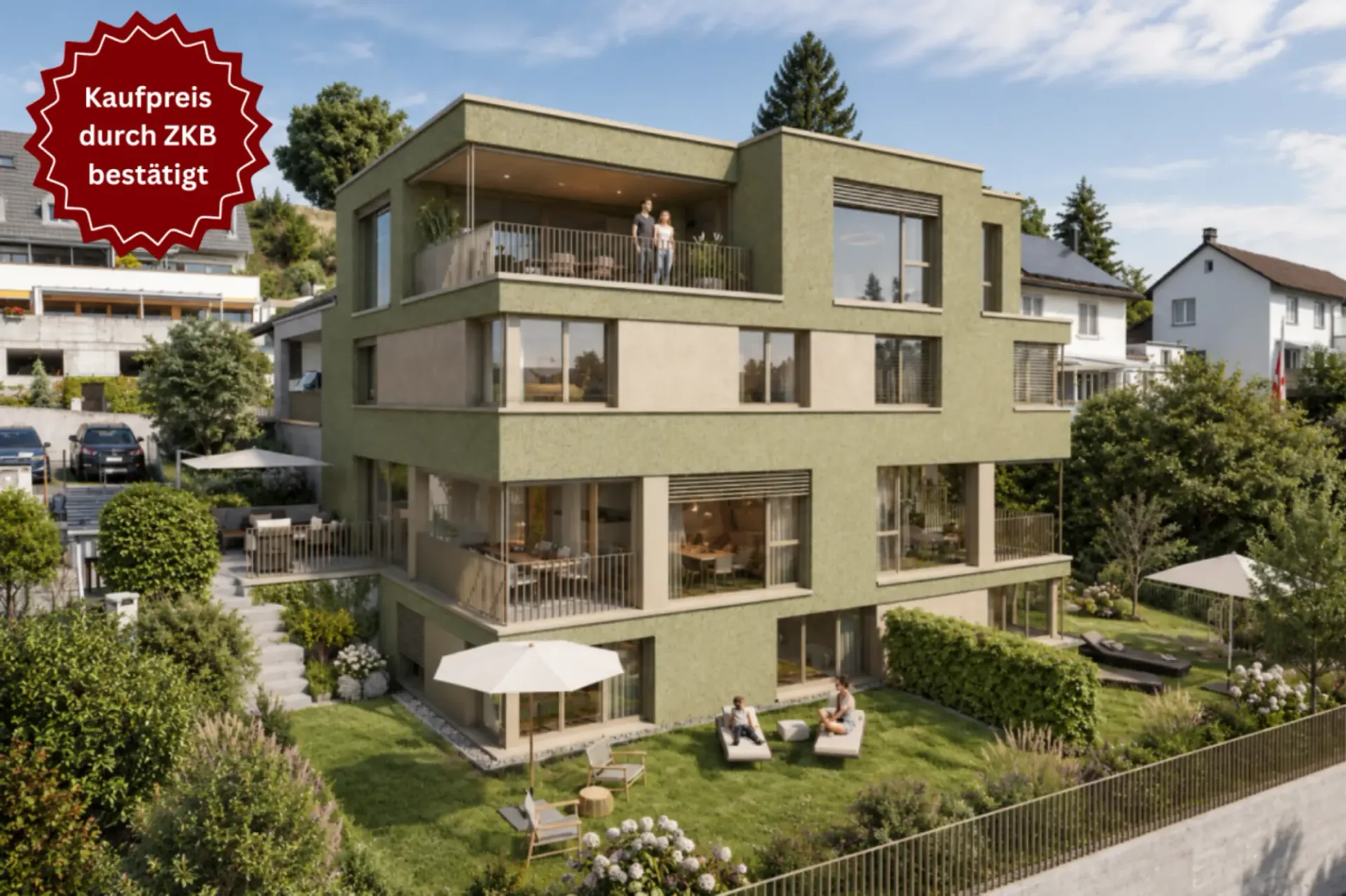 Elsau Casa Weitblick - Maison de coin avec jardin à droite