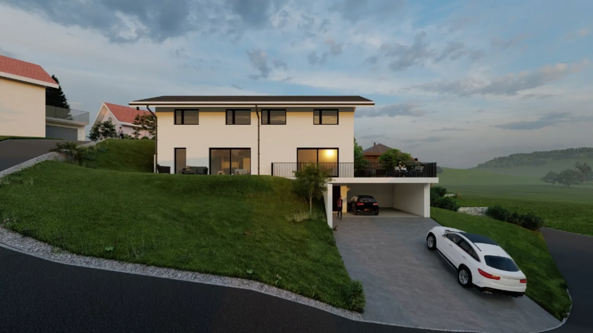 WO WOHNEN ZUM GENUSS WIRD - NEUBAU MIT HERRLICHER WEITSICHT
