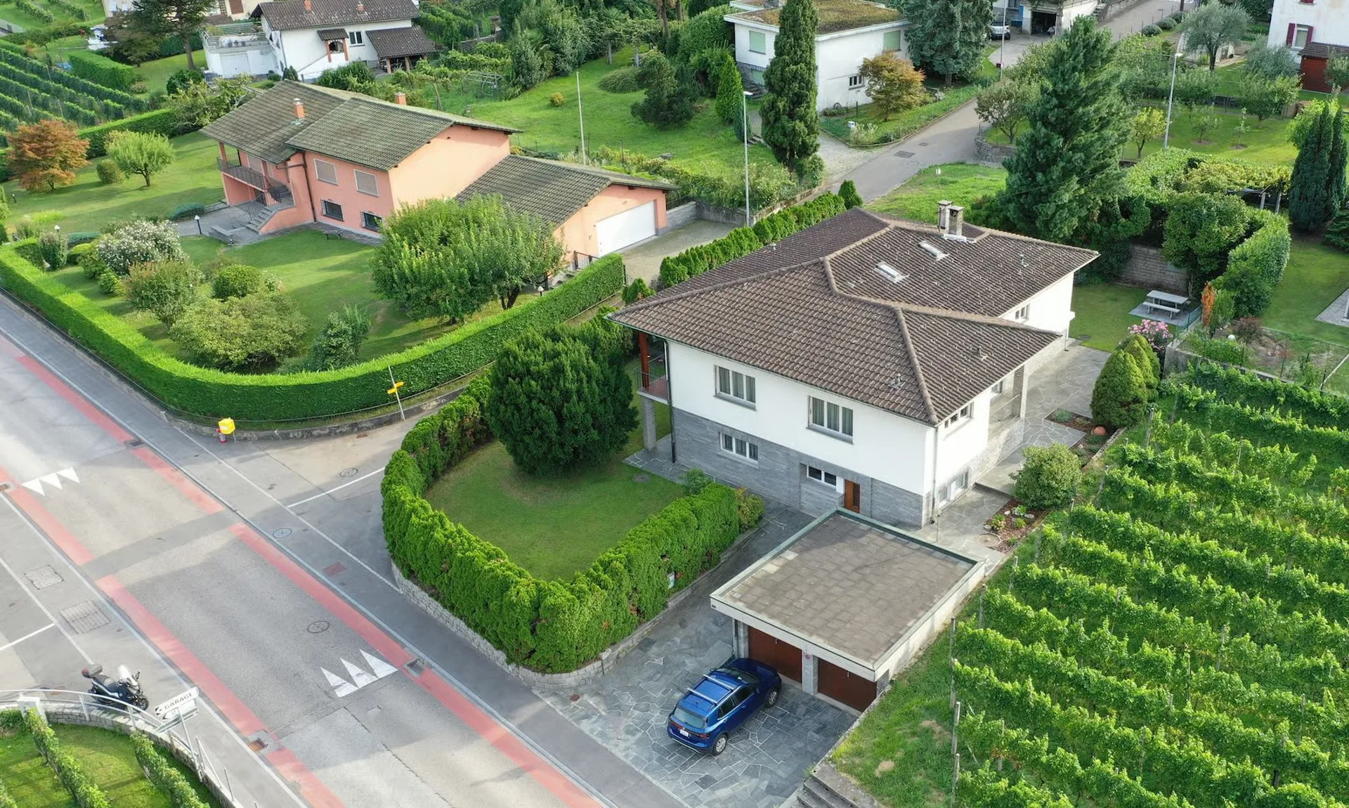 Maison bifamiliale avec jardin et vue à Gnosca