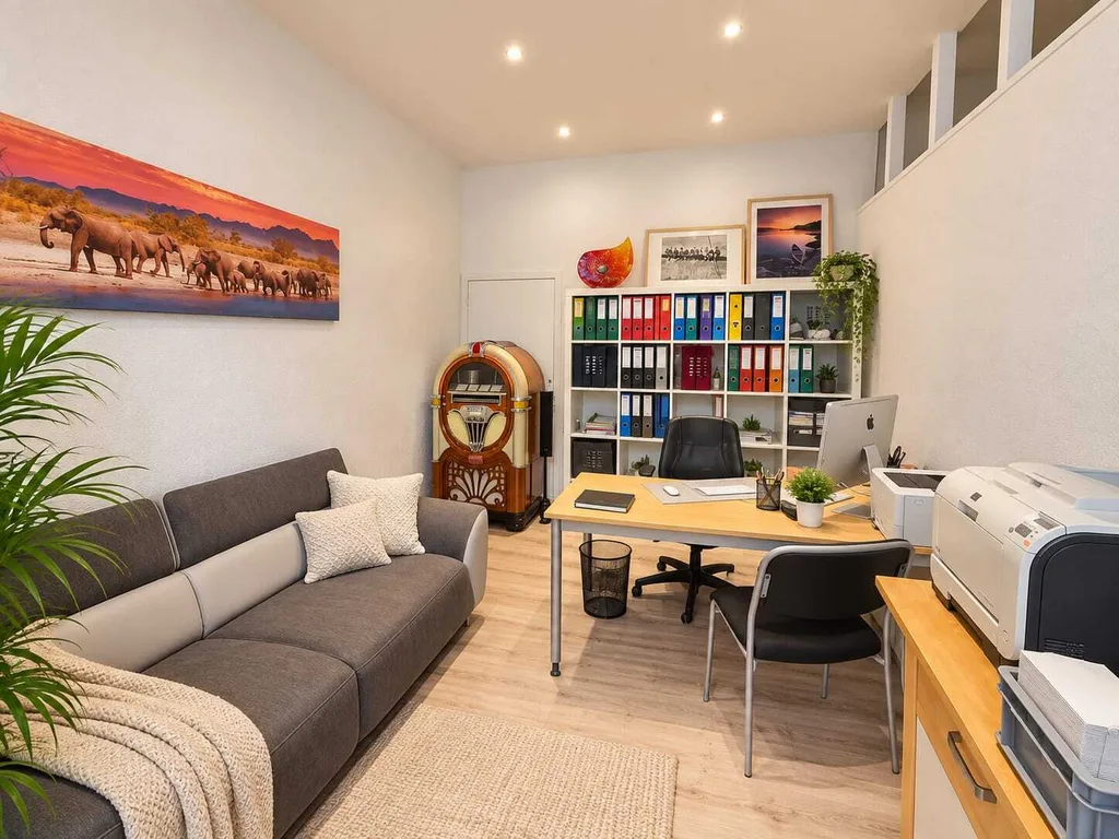 Office on the ground floor located in the center of Montreux