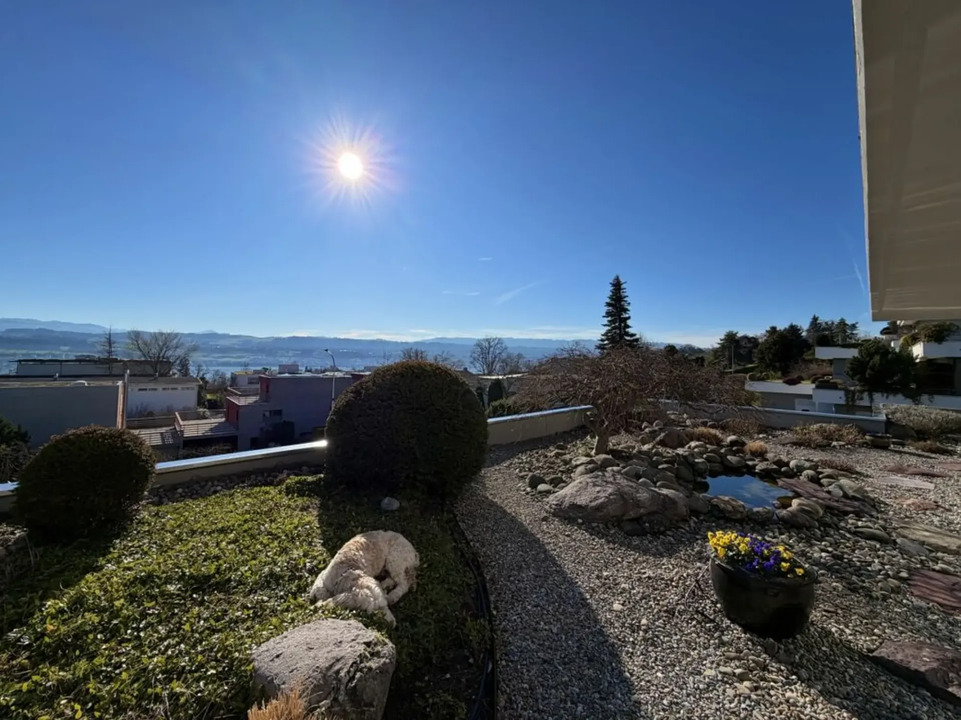 4.5-Zimmer-Terrassenwohnung mit herrlichen Aussenflächen und traumhafter Weitsicht!