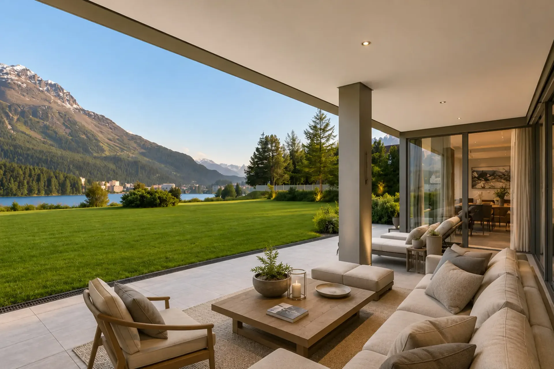 Luxuriöse Wohnung - fantastische Seeblick und Bergpanorama