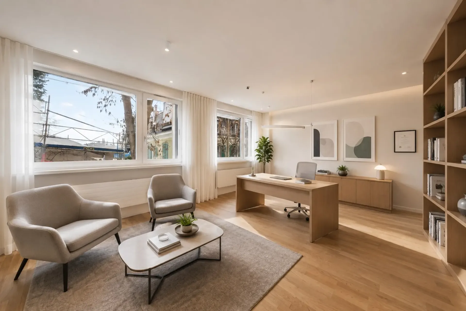 3 Büros zur Miete, von 48m2 bis 119m2, im Herzen von Lausanne