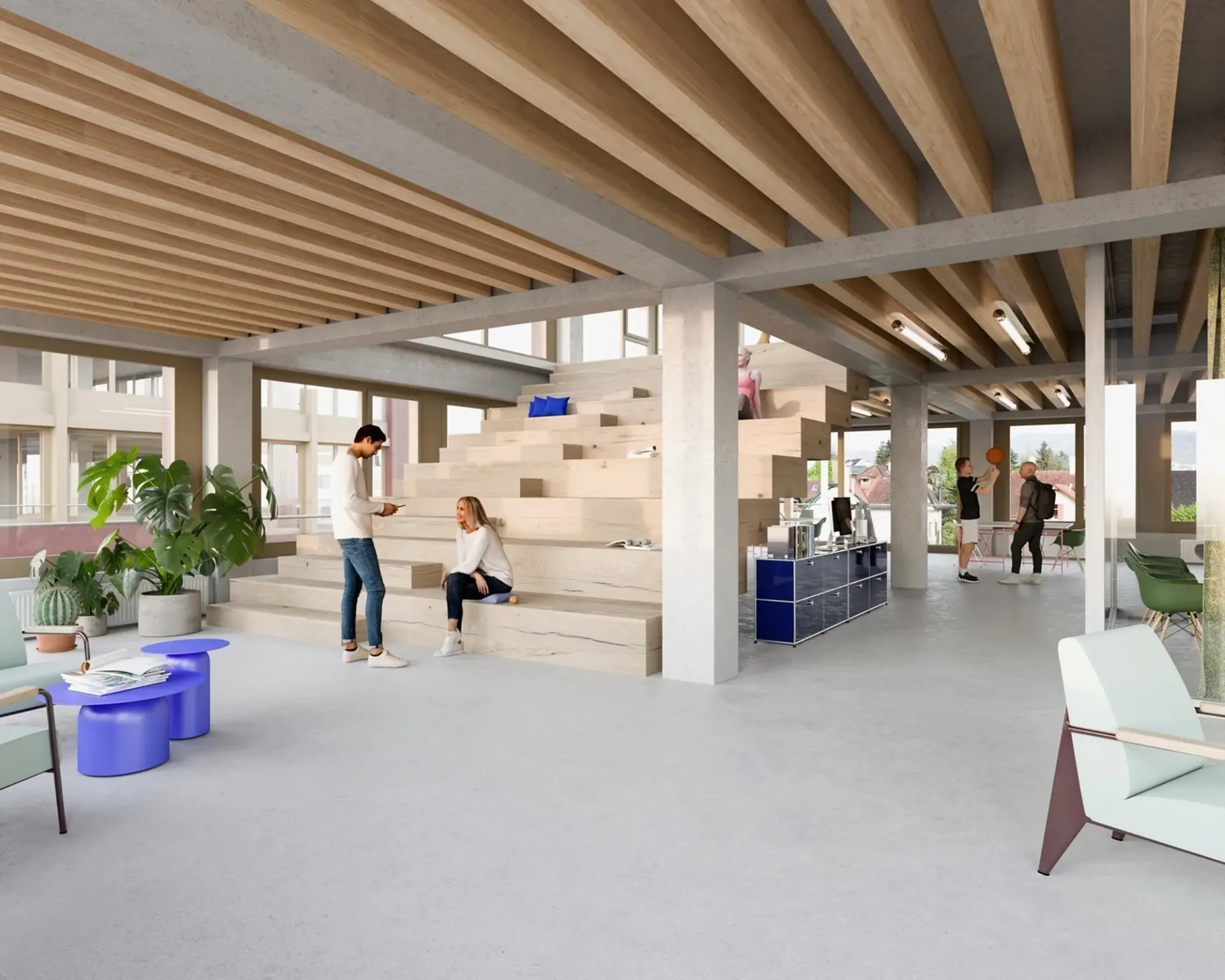 Next Level Spaces - hochflexible Büro- und Gewerbeflächen auf dem Papieri-Areal in Cham