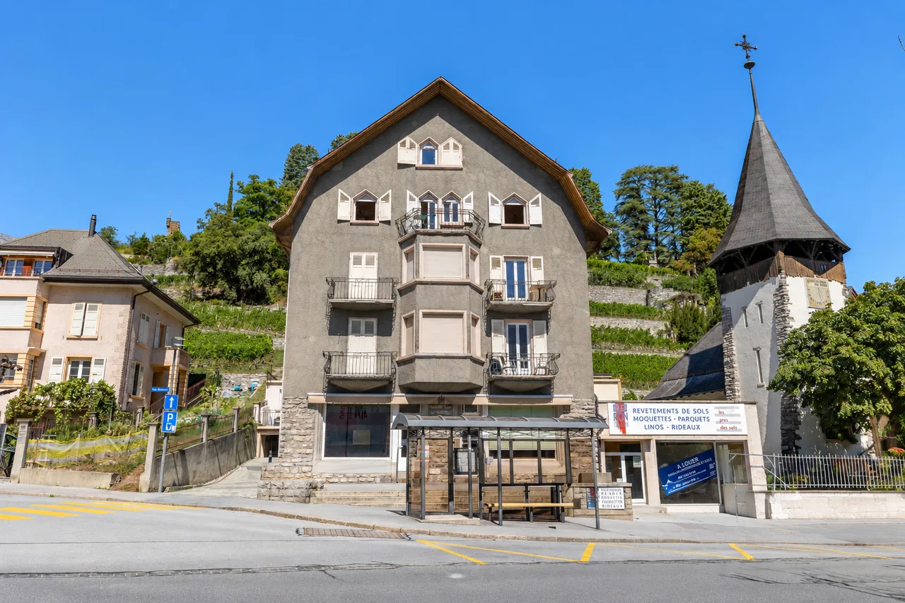 Locali commerciali in PPE nel cuore di Sierre - Una posizione centrale