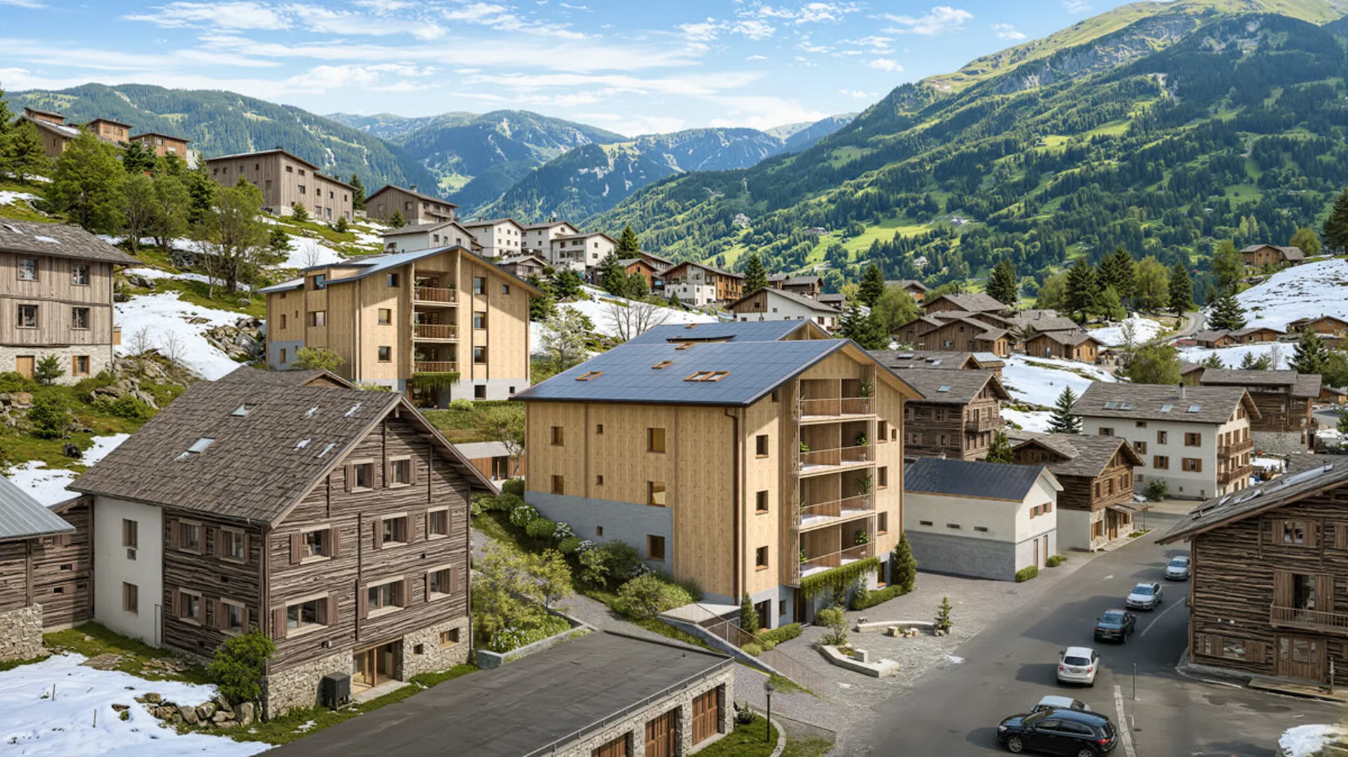 Sonnige Dachwohnung (3.5-Zimmer) als Zweitwohnsitz im Neubau Hasol