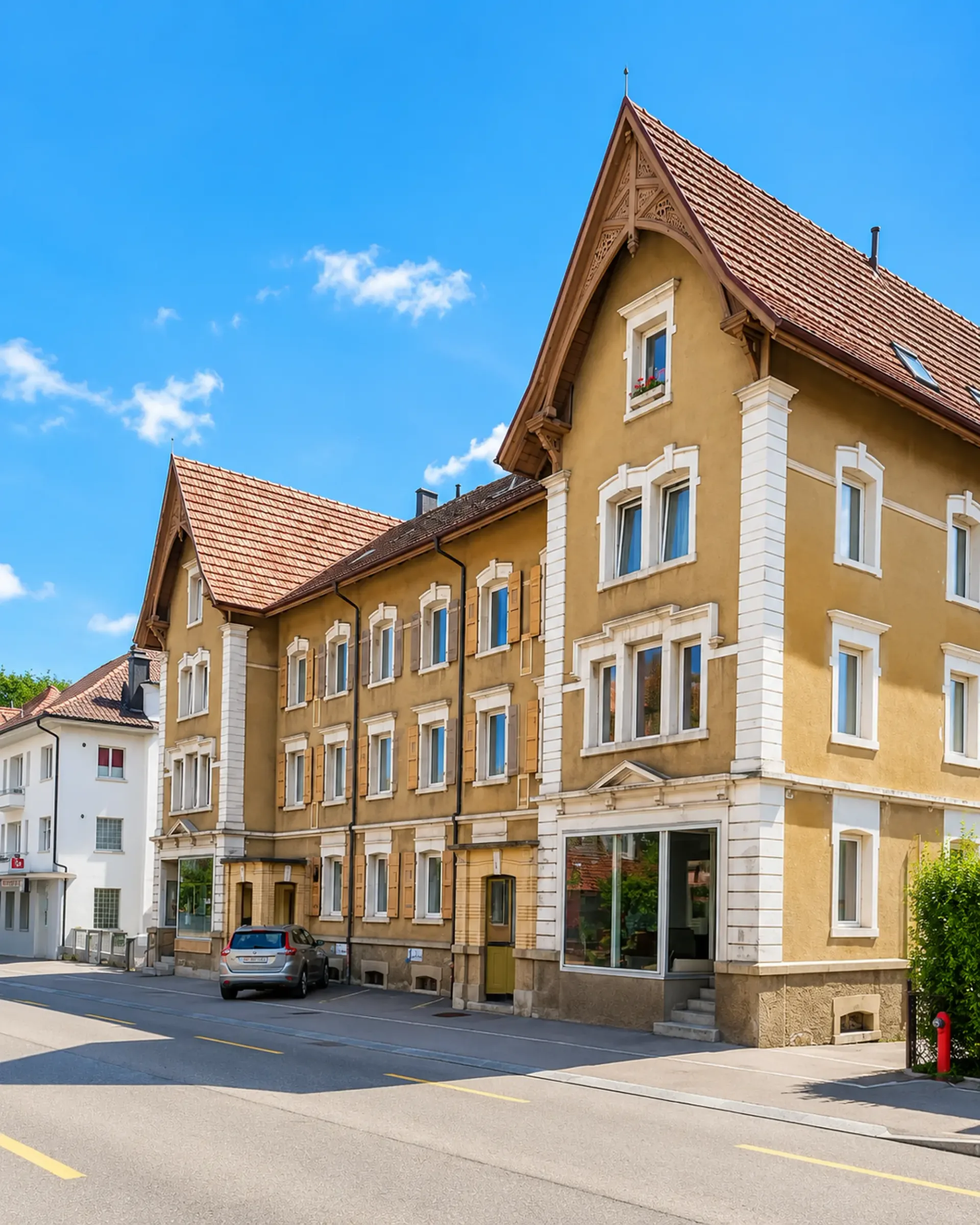Très agréable appartement spacieux disponible immédiatement dans un quartier calme avec garage !!!