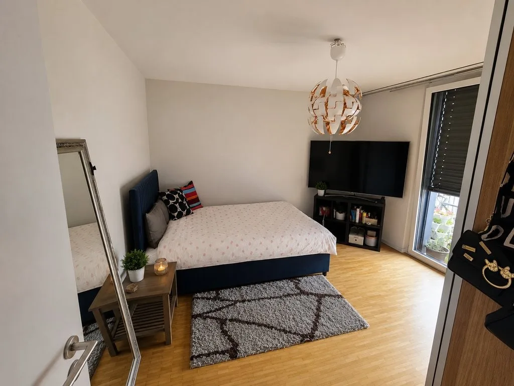 Joli appartement de 2,5 p au 2 étage, idéalement situé.