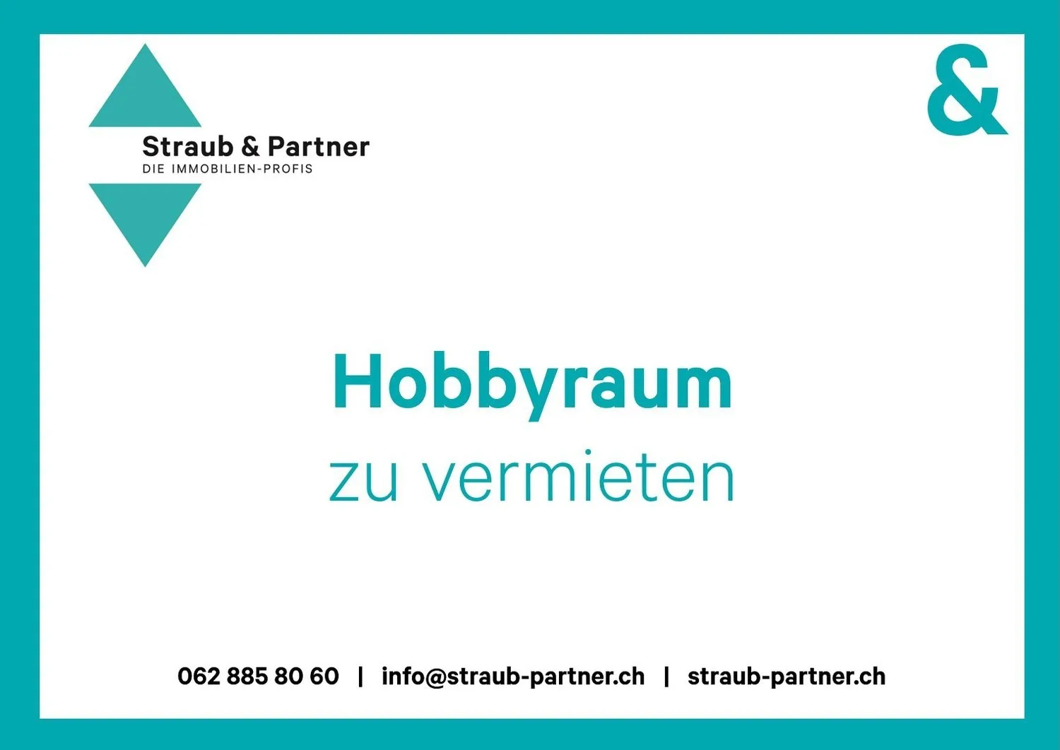 HOBBYRAUM ZU VERMIETEN